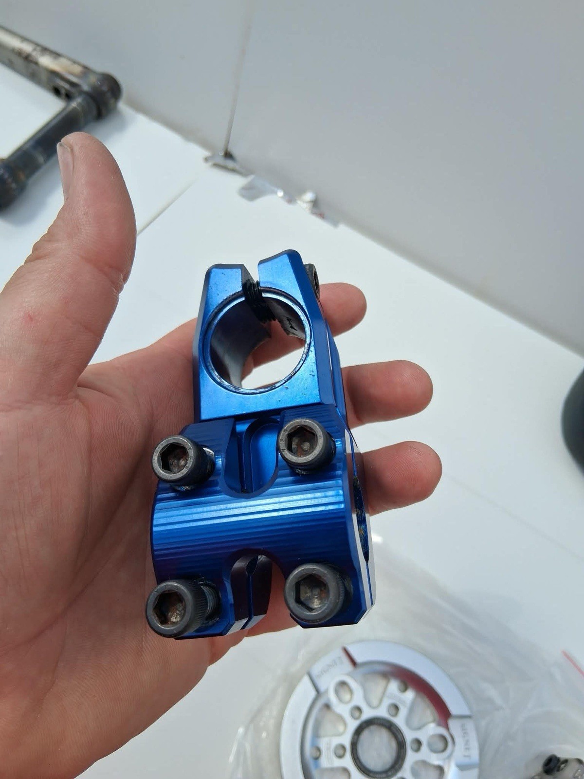 profile anodized blue stem