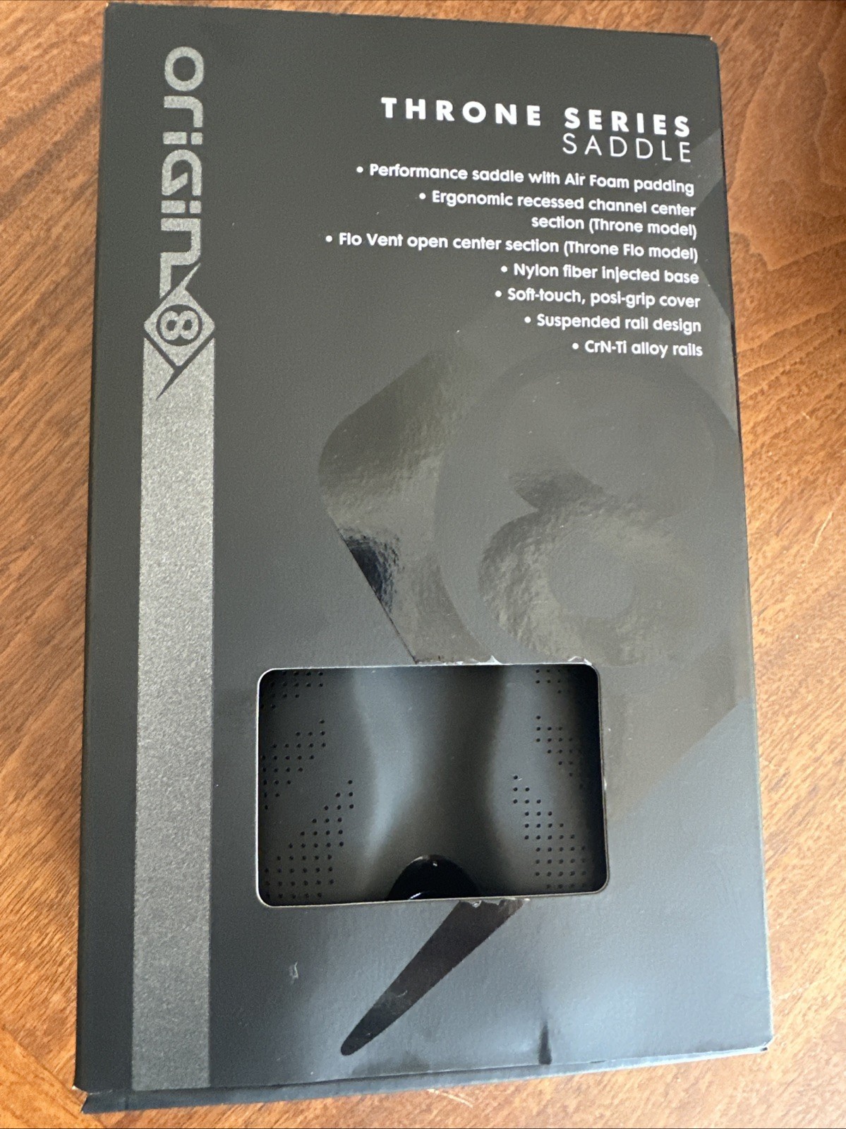Origin8 Throne XL Saddle, 244mm x 158mm Black