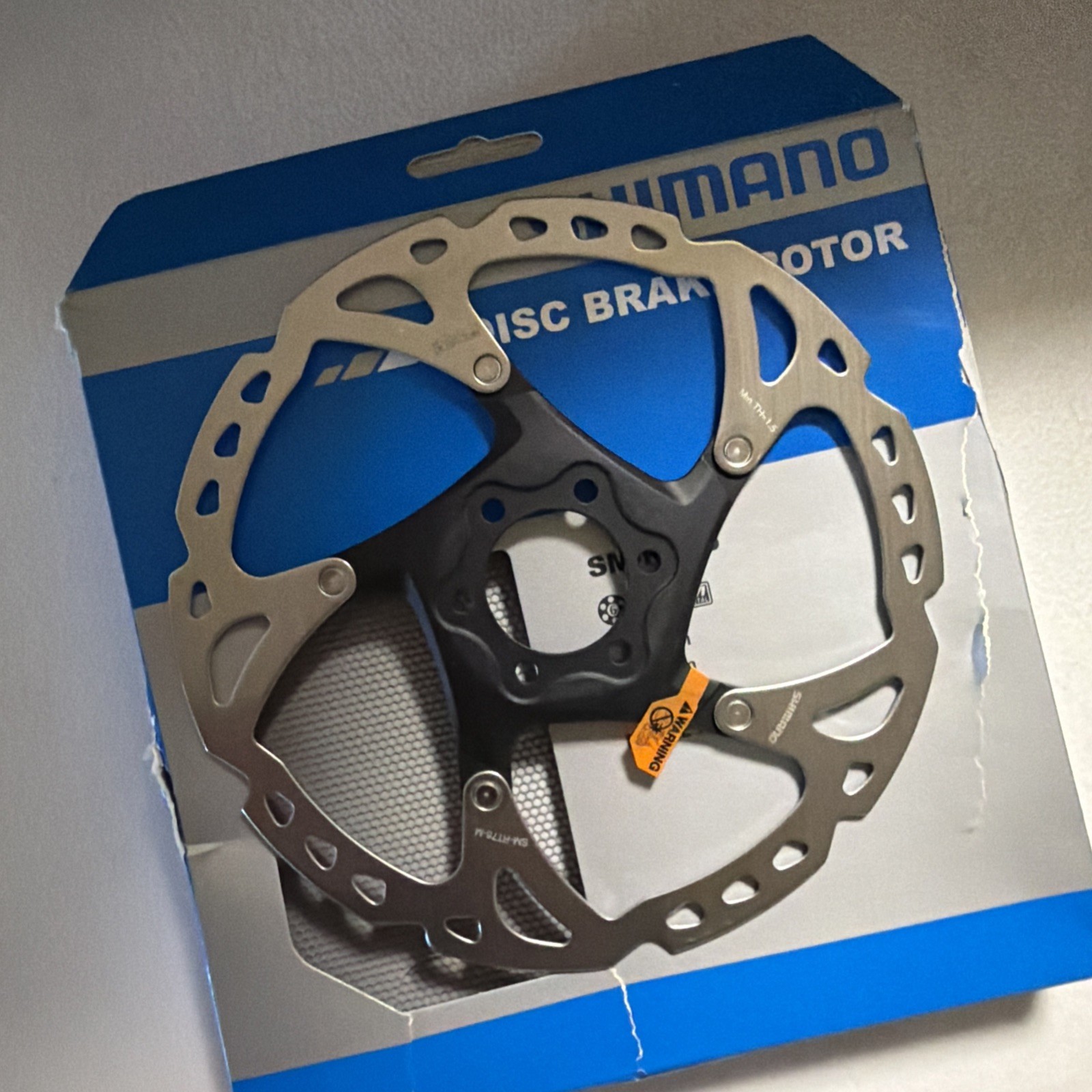 SHIMANO 6 Bolt Disc Rotors SM-RT76M2 180mm for Mountain Bike MTB Road Racing Bik