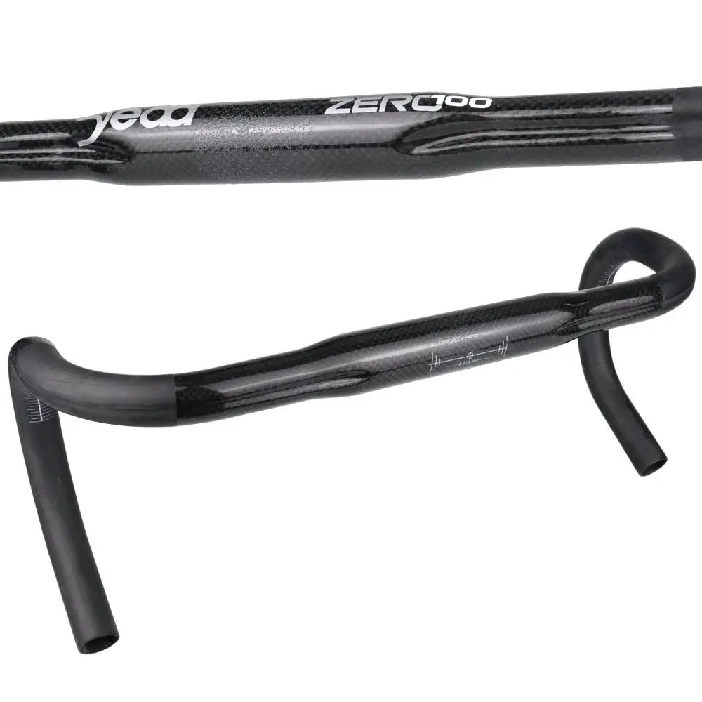 Carbon Fiber Drop Bar Road Bike Handlebar 31.8mm 400mm 420mm 440mm 3K Glossy