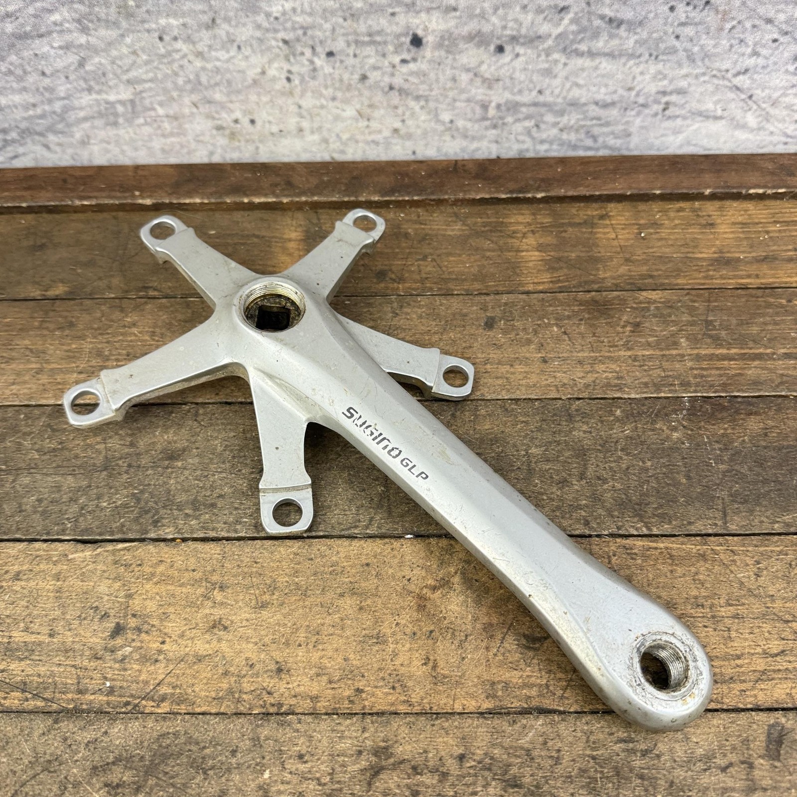 Vintage Sugino GLP Crank Arm RIGHT 175 Mm 144 BCD Square Taper Silver Japan