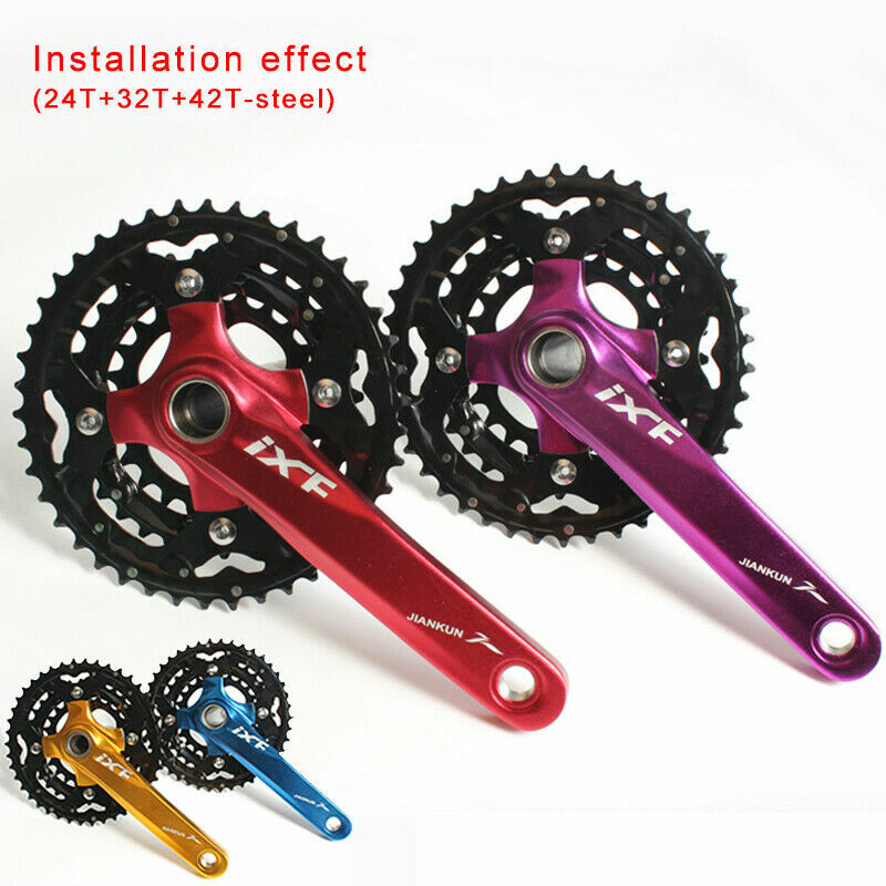 64/104BCD Road/MTB Bike Chainring Round Chain Ring 22 24 32 42 44T Triple Speed