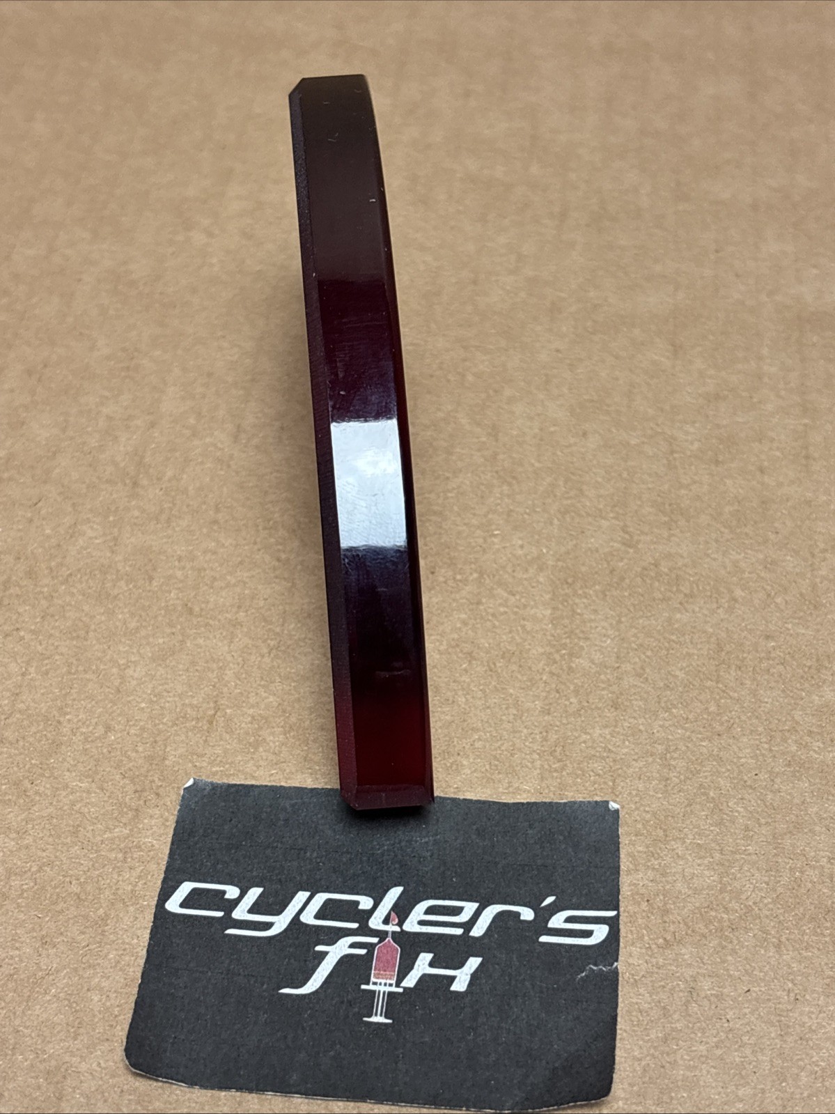 NOS 40T Ethirteen Taco Clear Red Bash Guard For Mtb DH Bike Bicycle Fit: Marin