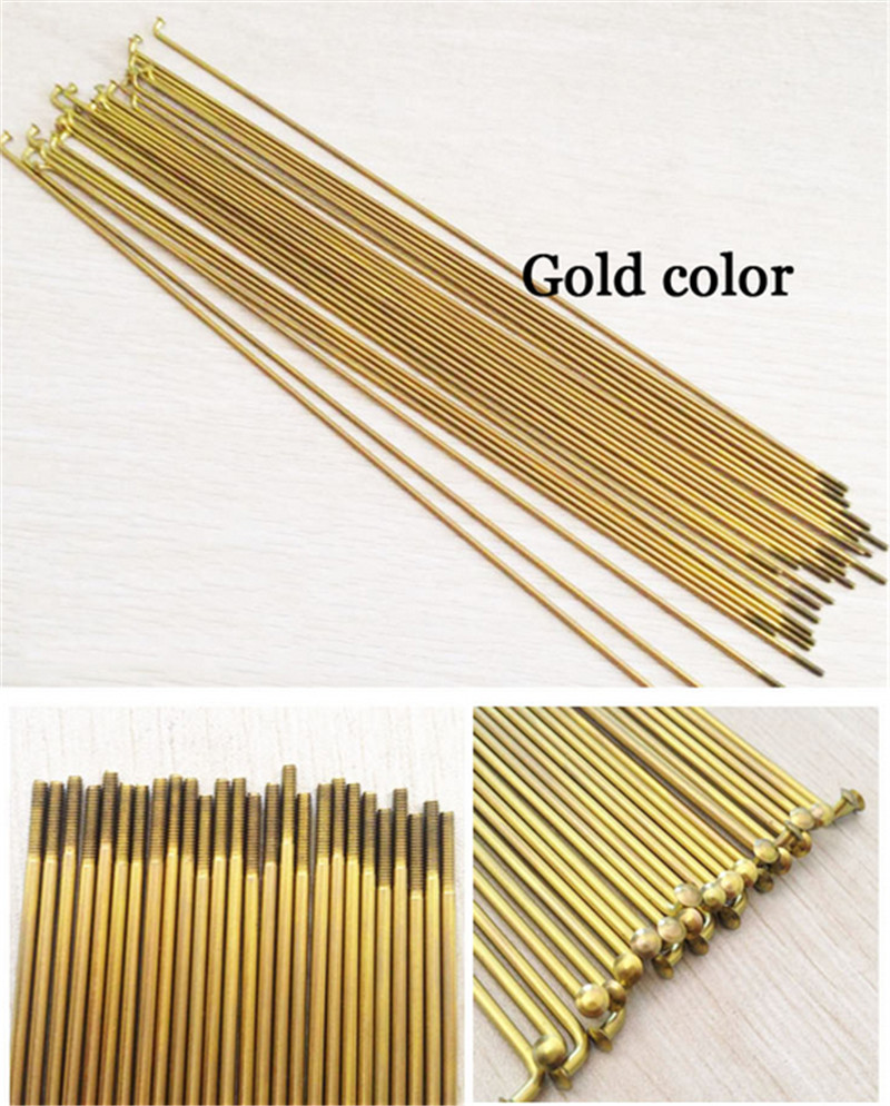 32/36/44/64pcs MTB Road Bike Wheelgroup Titanium Alloy Bicycle Spokes 180-300mm