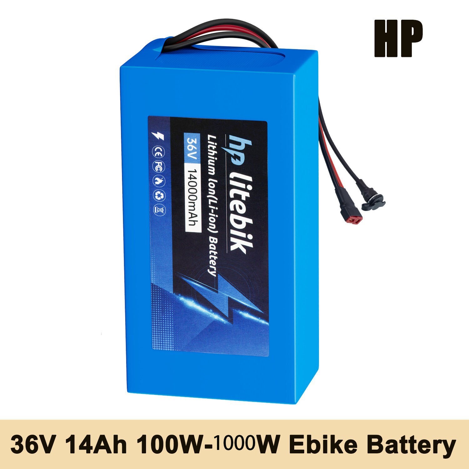36V 14Ah Ebike Lithium Battery Electric Bike Scooter Battery for 1000W Motors