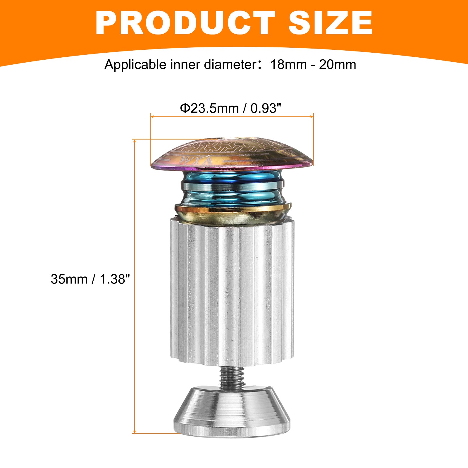 Bar End Plugs Aluminum Handlebar End Caps 0.6oz Bike Handlebar Plugs Colorful