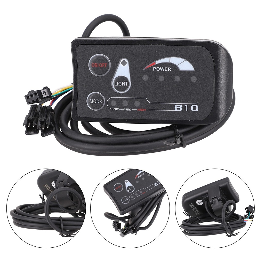 36V LED 810 Display Level Meter Panel For Electric Bike/ebike/e-scooter NEW