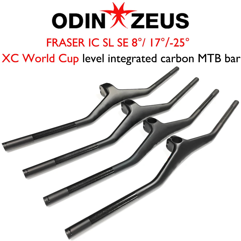 All Carbon Fiber XC/off-road Mountain Bike Rising Handlebars 8/17/25 Degrees