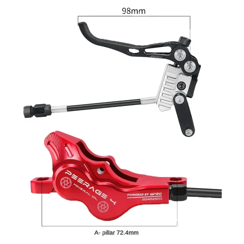 Mountain Bike Hydraulic Brakes Mineral Oil Disc Brake Caliper 800/1550mm