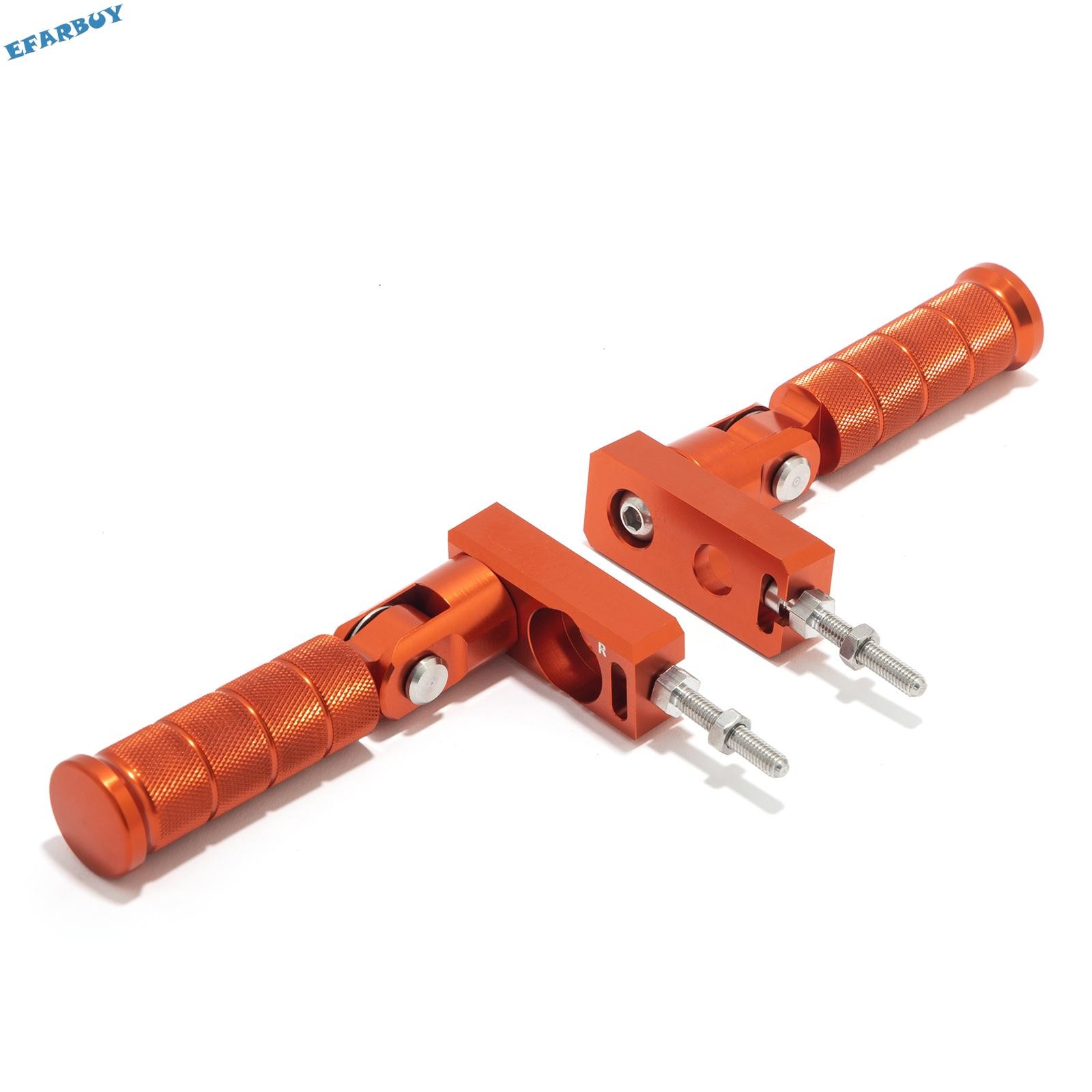 Orange Pair Stunt Foot Pegs Pedal For Sur-Ron Light Bee LB X For eride pro ss