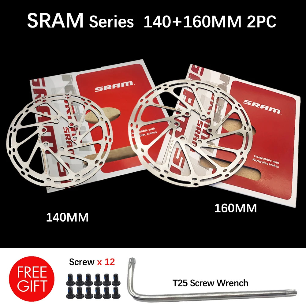 Bike Hydraulic Disc Brake Rotor 160 180 203mm with Bolts MTB Road Scooter