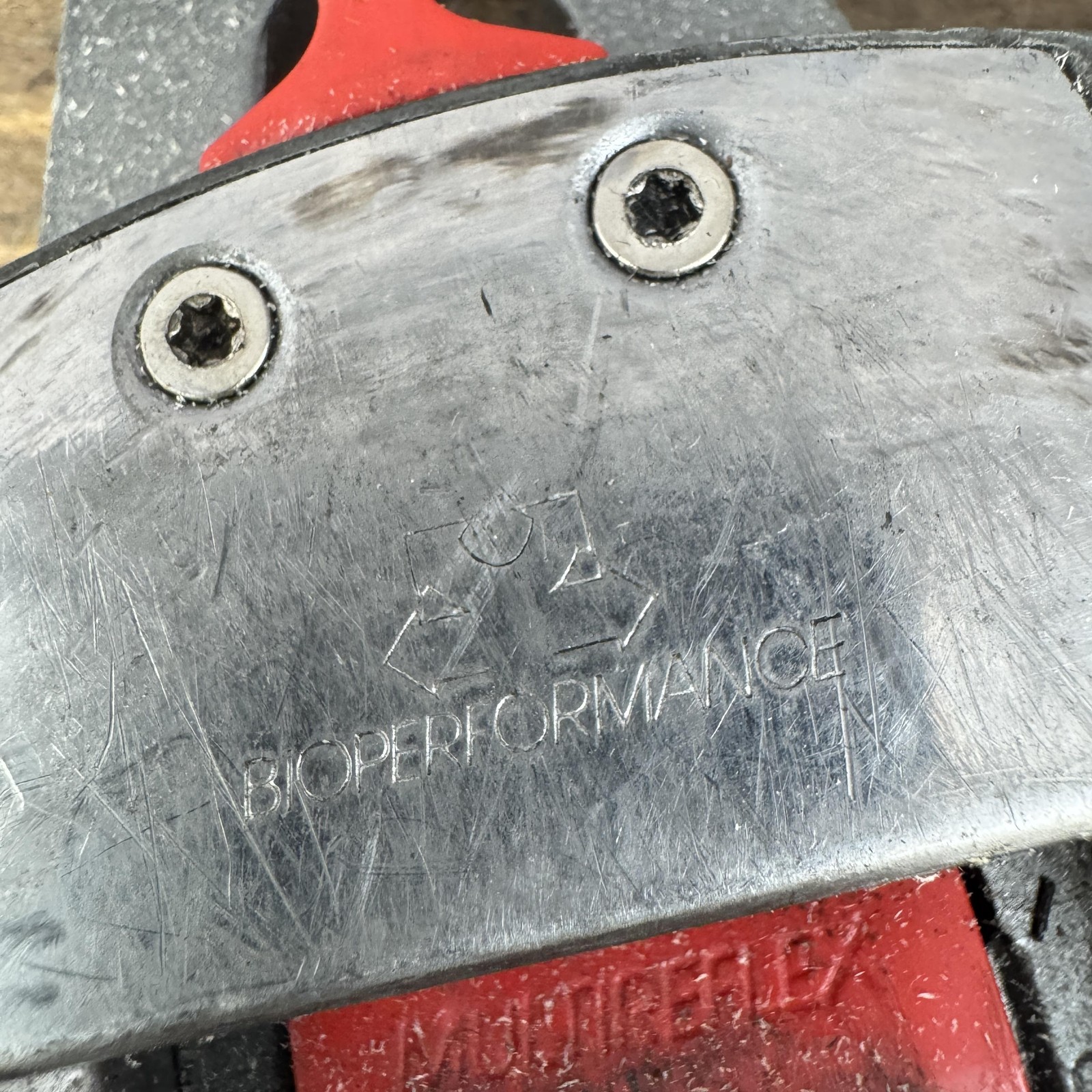 Vintage TIME EQ Titan Clipless Road Bike Pedals Titanium 9/16 Red 365g Ti Axles