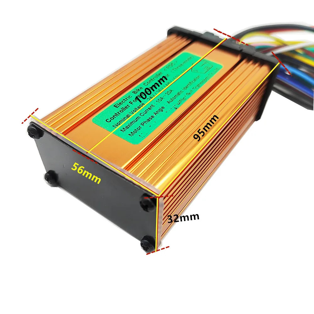 24V-48V 250W-350W Brushless E-bike Controller 60V 10A-20A for Electric Bicycle