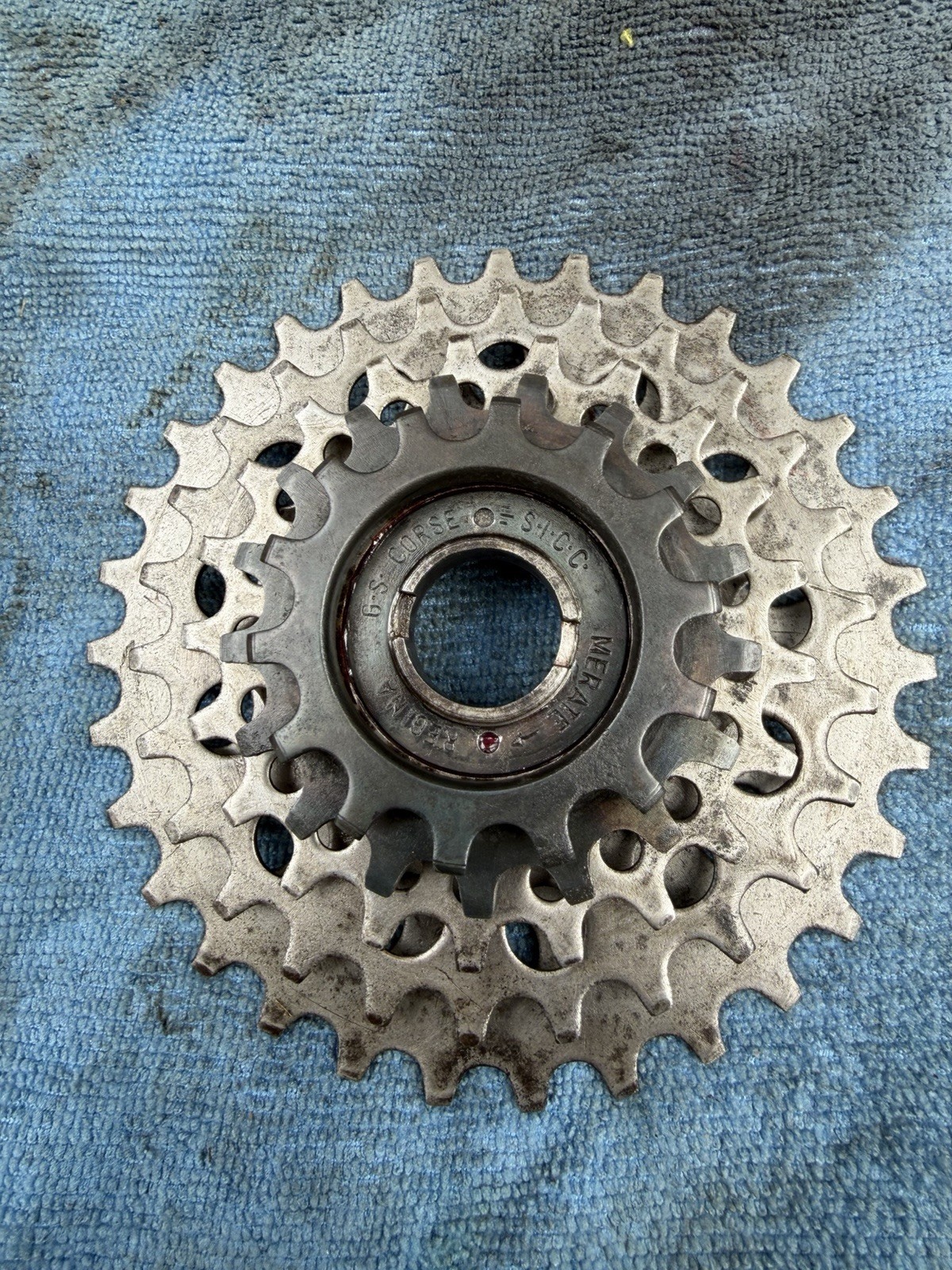 Regina Gs Course 5 Speed 14-31 Freewheel. Used. Restored. Italian Thread