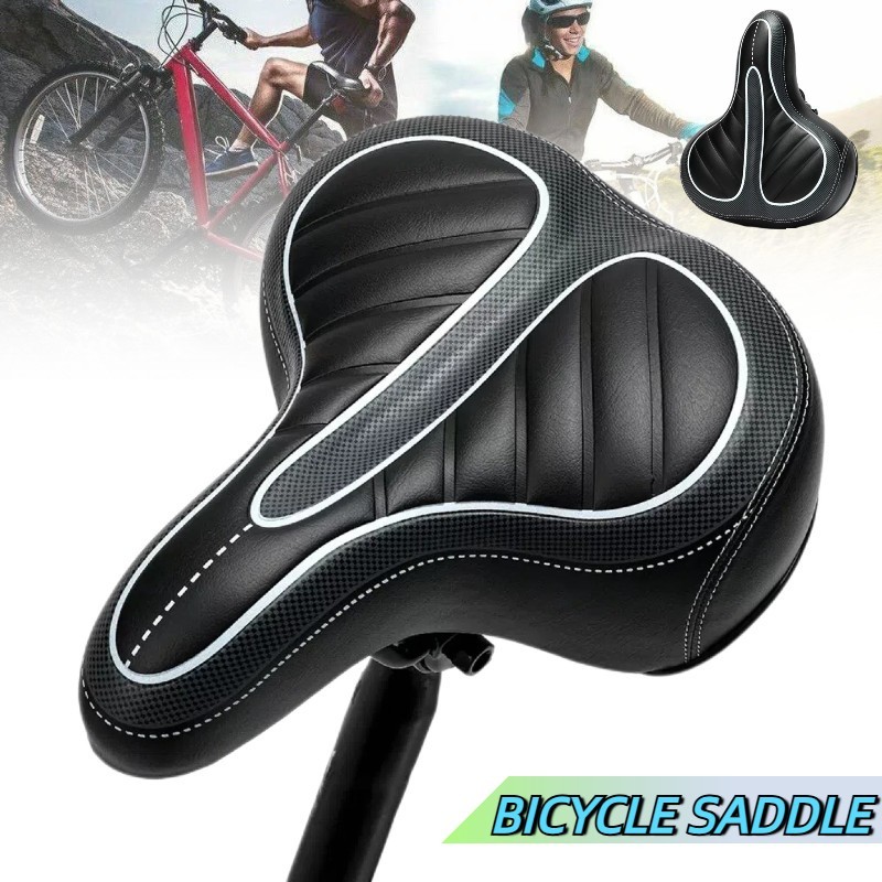 E-bike Bicycle Bike Saddle Seat Comfort Wide Big Bum Soft Gel Cushion Pad
