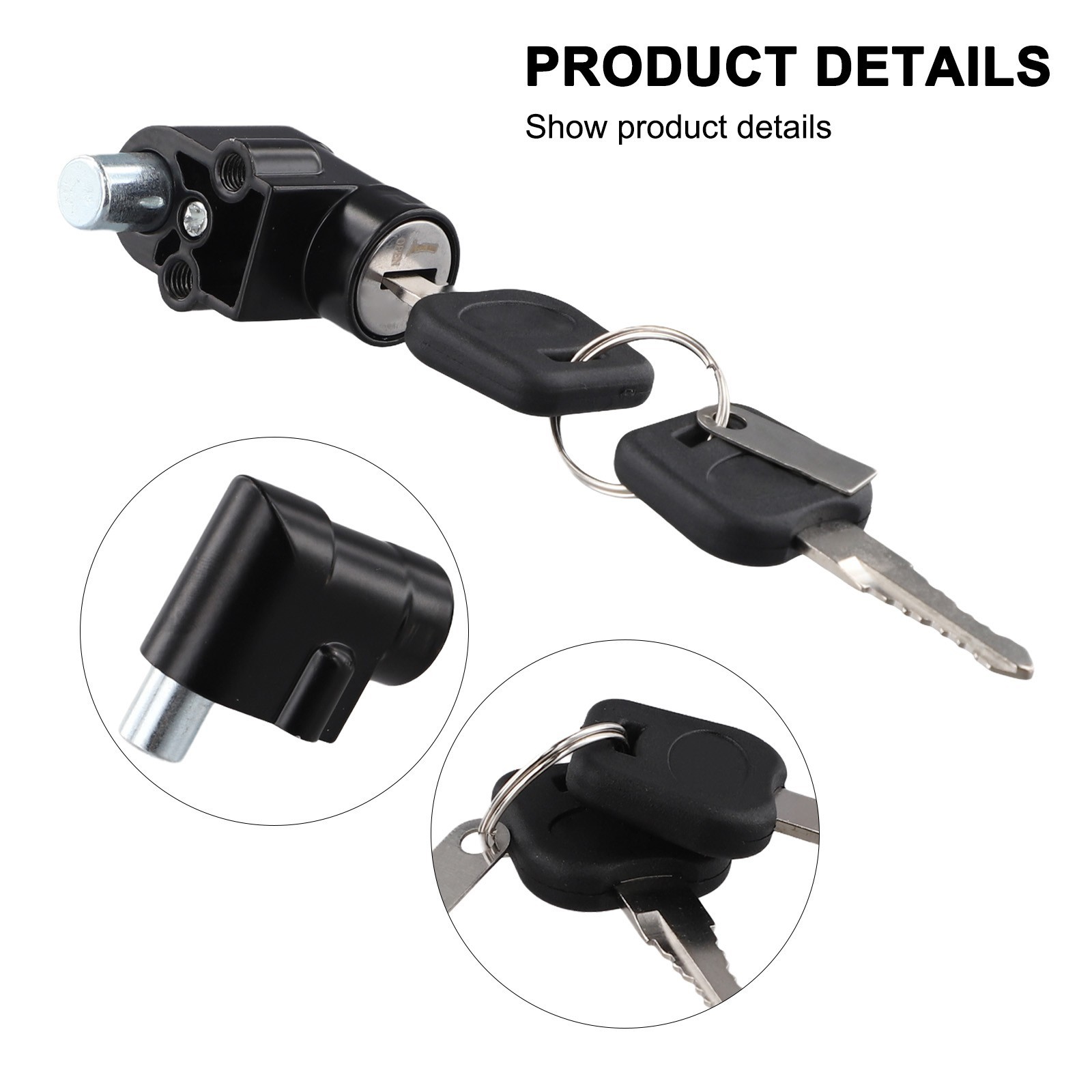 For Ebike Battery Security Lock & Key Approx 5x3CM Size Easy To Install
