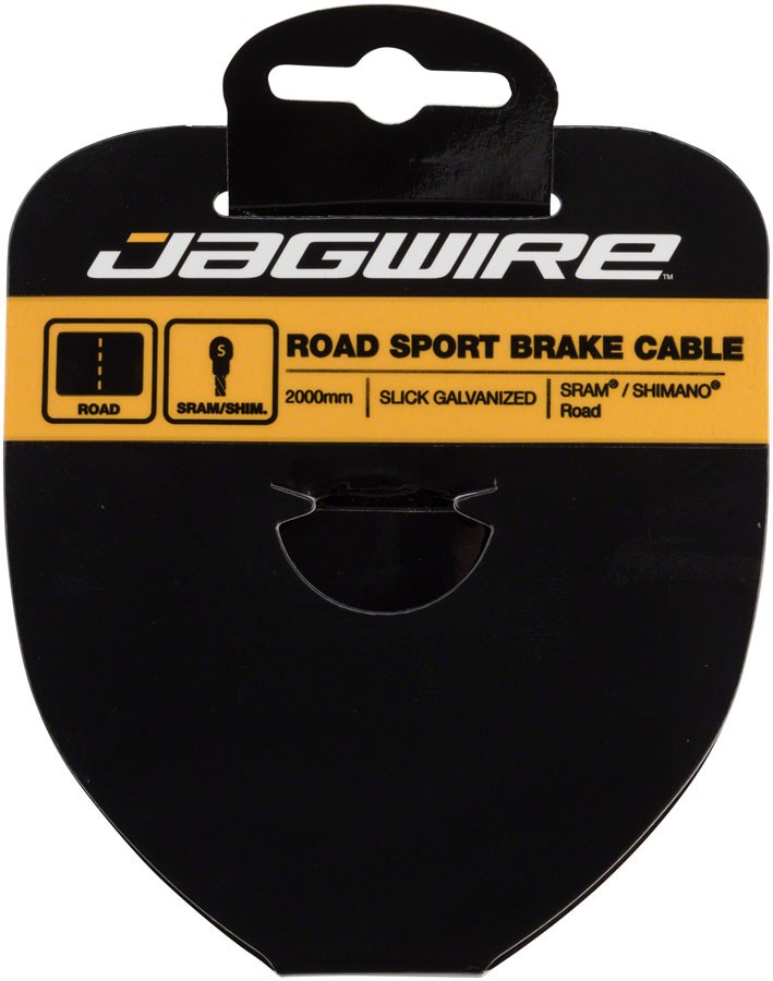 Jagwire Sport Brake Cable 1.5x2000mm Slick Galvanized SRAM/Shimano Road (3)