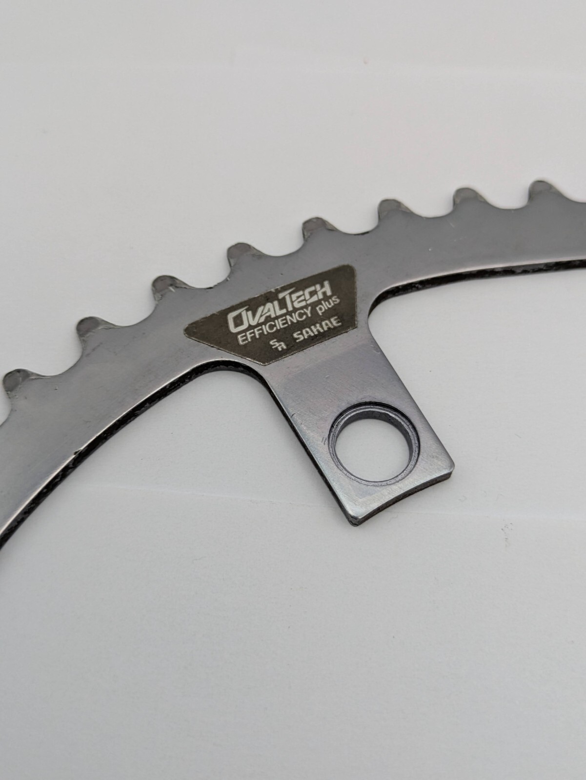 SR SAKAE 52 TOOTH 52T CHAINRING 130MM BCD SILVER 5-ARM ALUMINUM OVAL-TECH 214