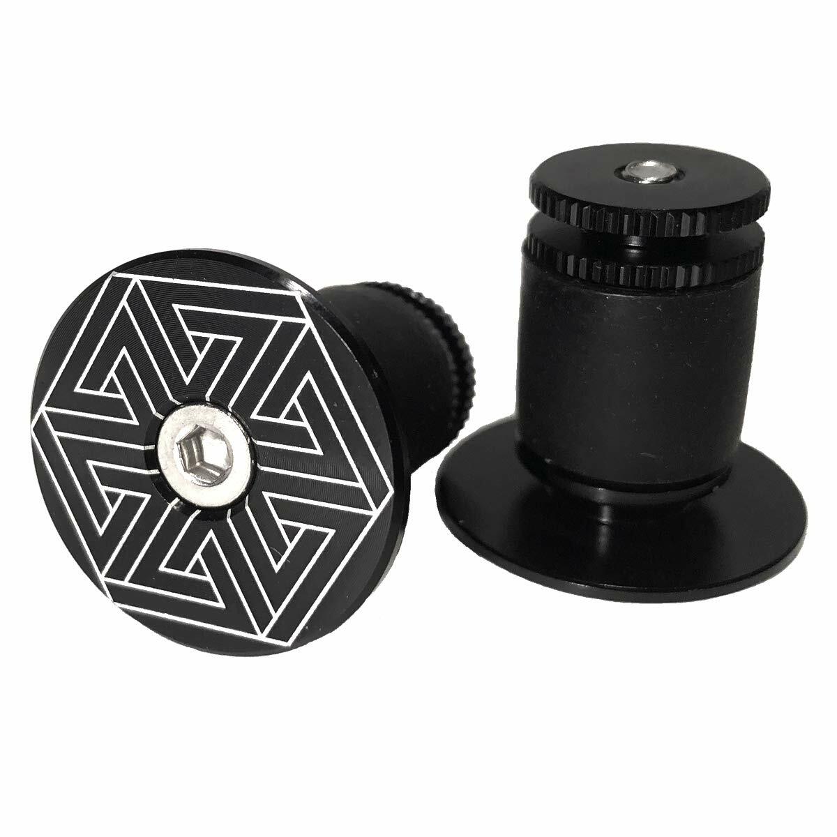 Bicycle Handlebar End Caps Handlebar Plugs for Mountain Bike Road Bike MTB BMX