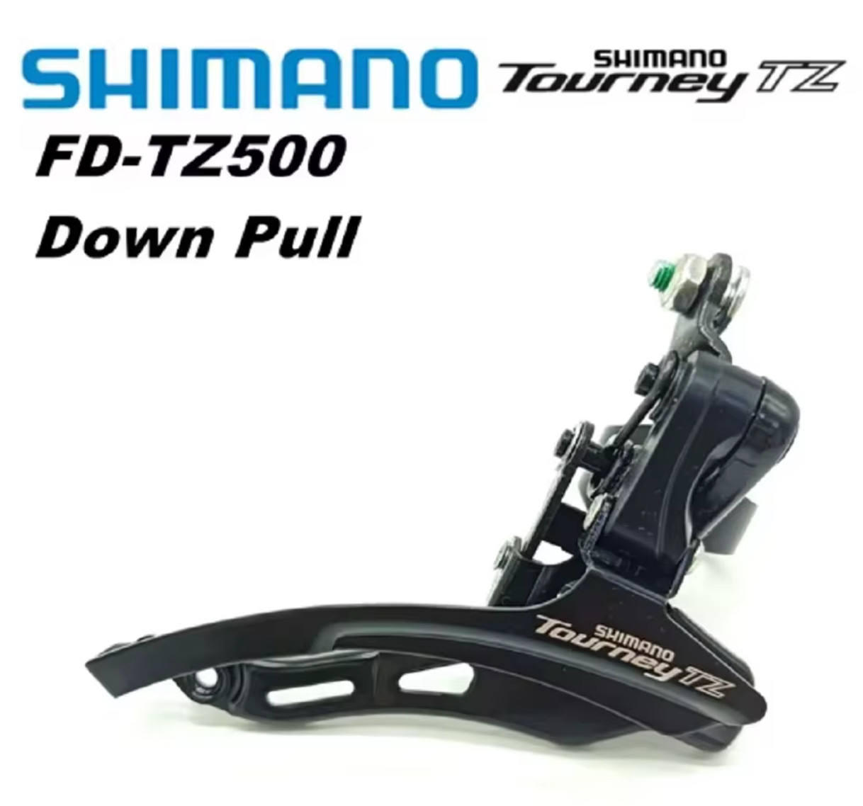 Shimano Tourney TZ FD TZ500 Bike Front Derailleur FD-TZ500 Clamp Band Mount