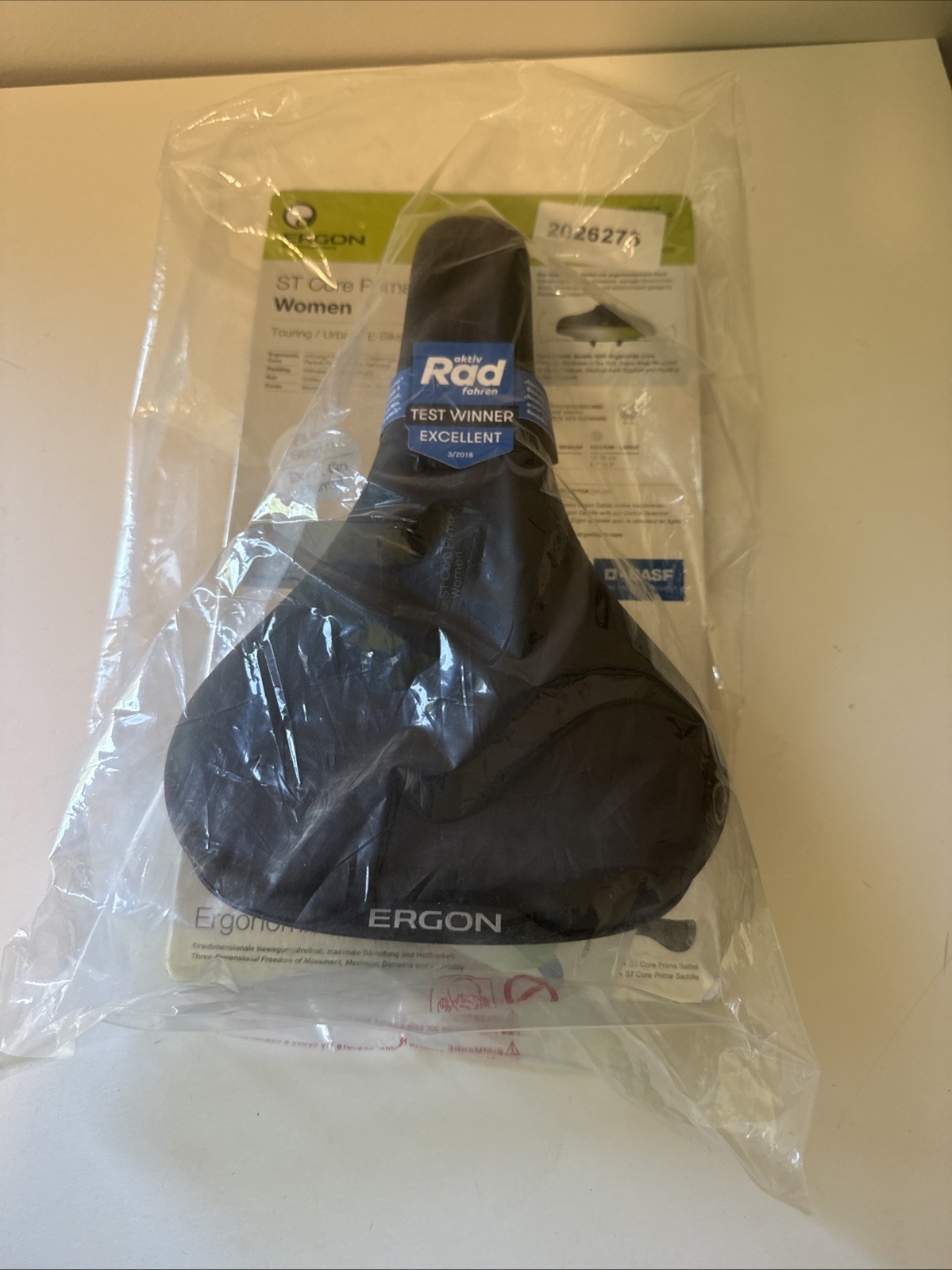 Ergon ST Core Ultra Saddle Women Black M/L