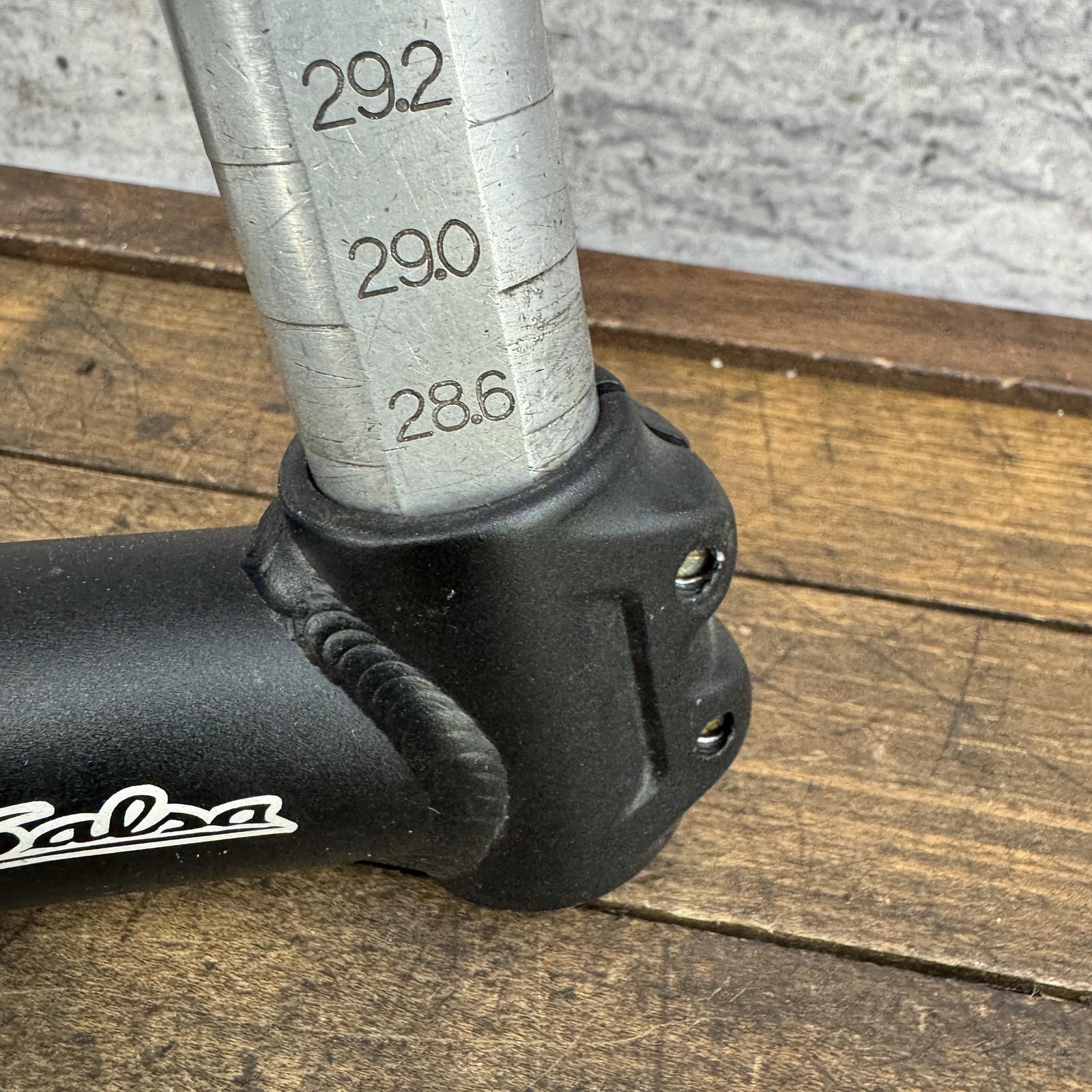 Vintage Salsa Threadless Bike Stem 25.4 Clamp 1 1/8 Black 85 90 MTB Short