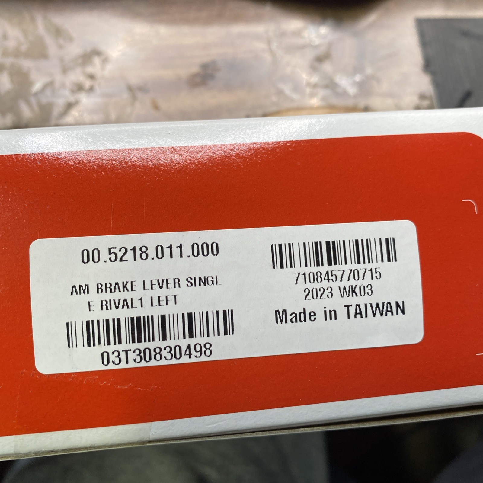 Sram Left Front Rim Brake Lever 1x Rim Brake (RIV-3)