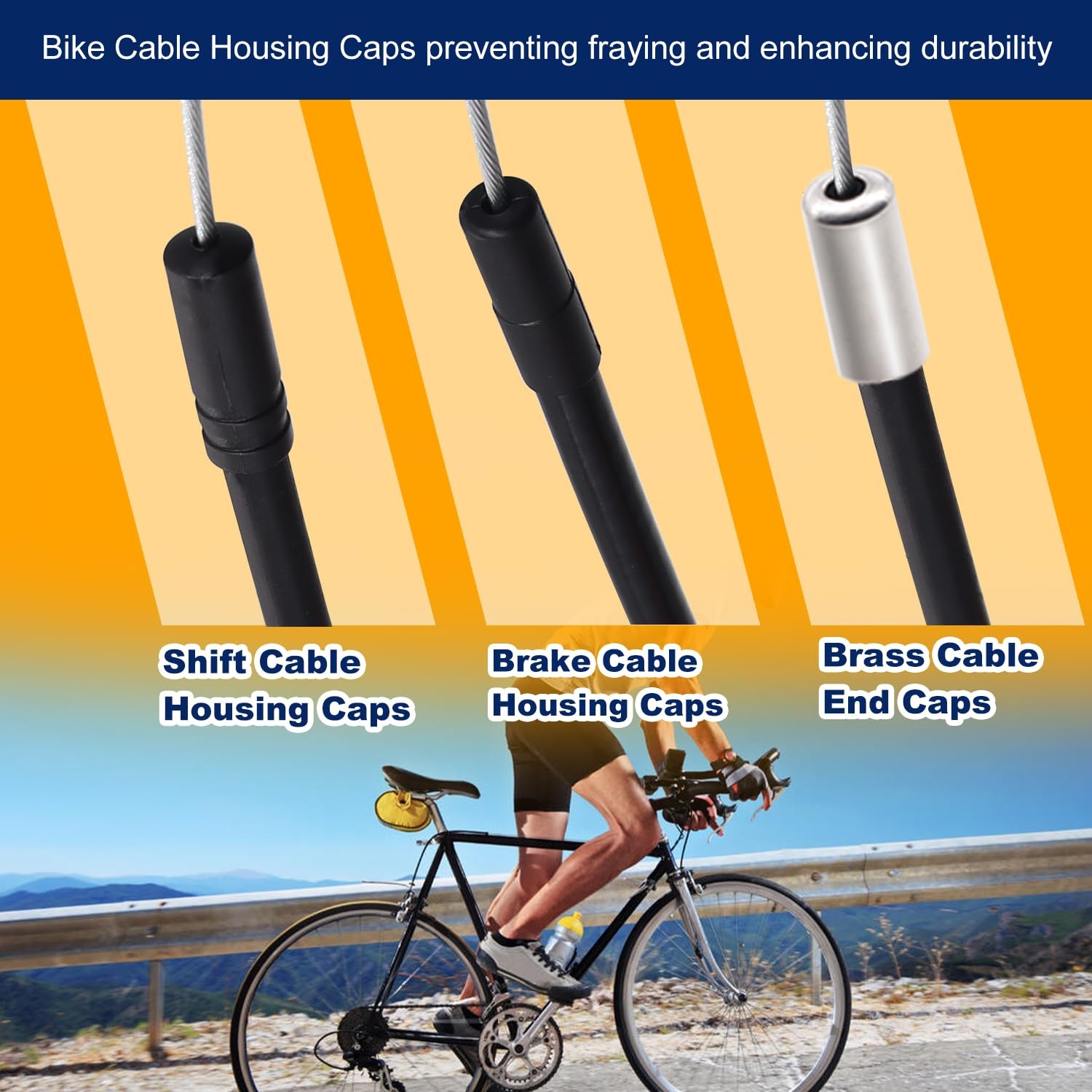 Bike Brake Shift Cable Housing Kit Stainless Steel PVC Road Mountain 170cm 200cm