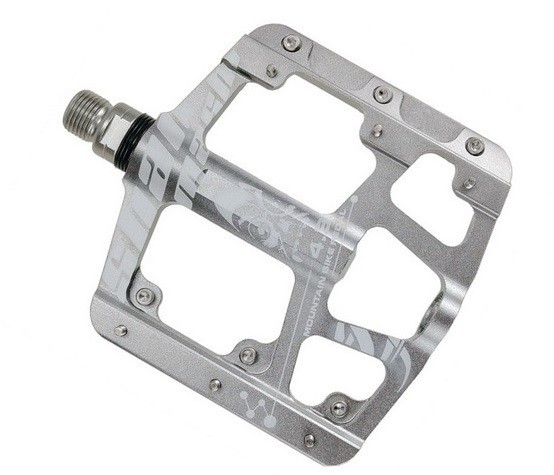 Aluminum Road MTB Mountain Bike Bicycle Pedal 3 Bearings Flat-Platform Pedals