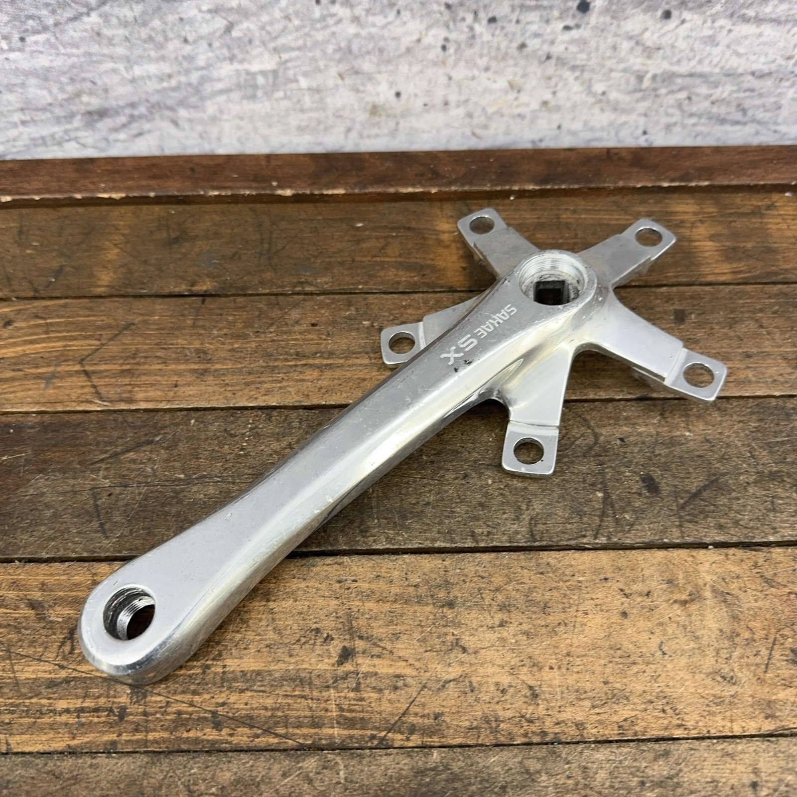 Vintage Sakae SX Crank Arm RIGHT 170mm 110 BCD Square Taper Triple Silver