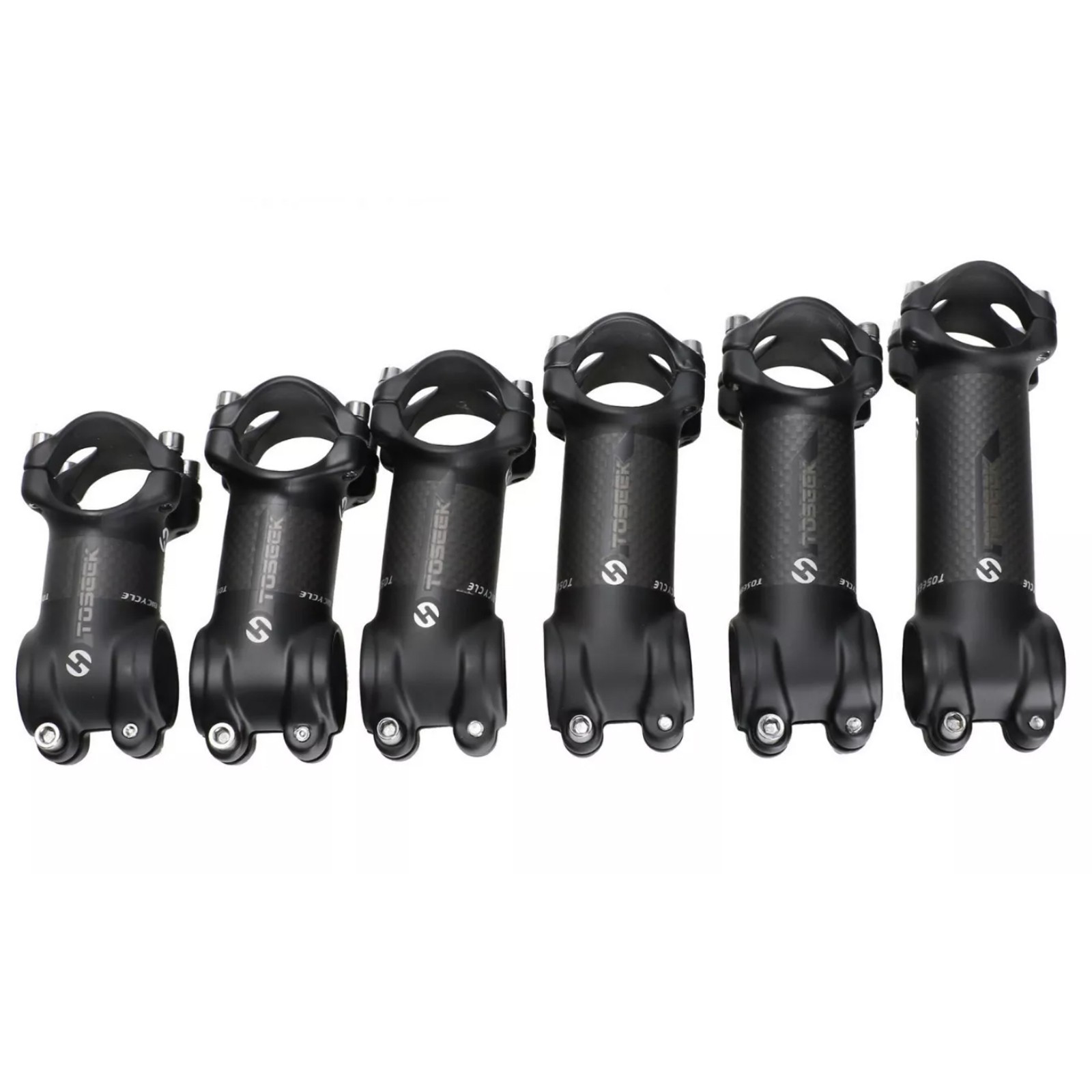 6°/17° Carbon Fiber Bicycle Stem MTB Cycling Aluminum Road Bike Handle Bar Stem