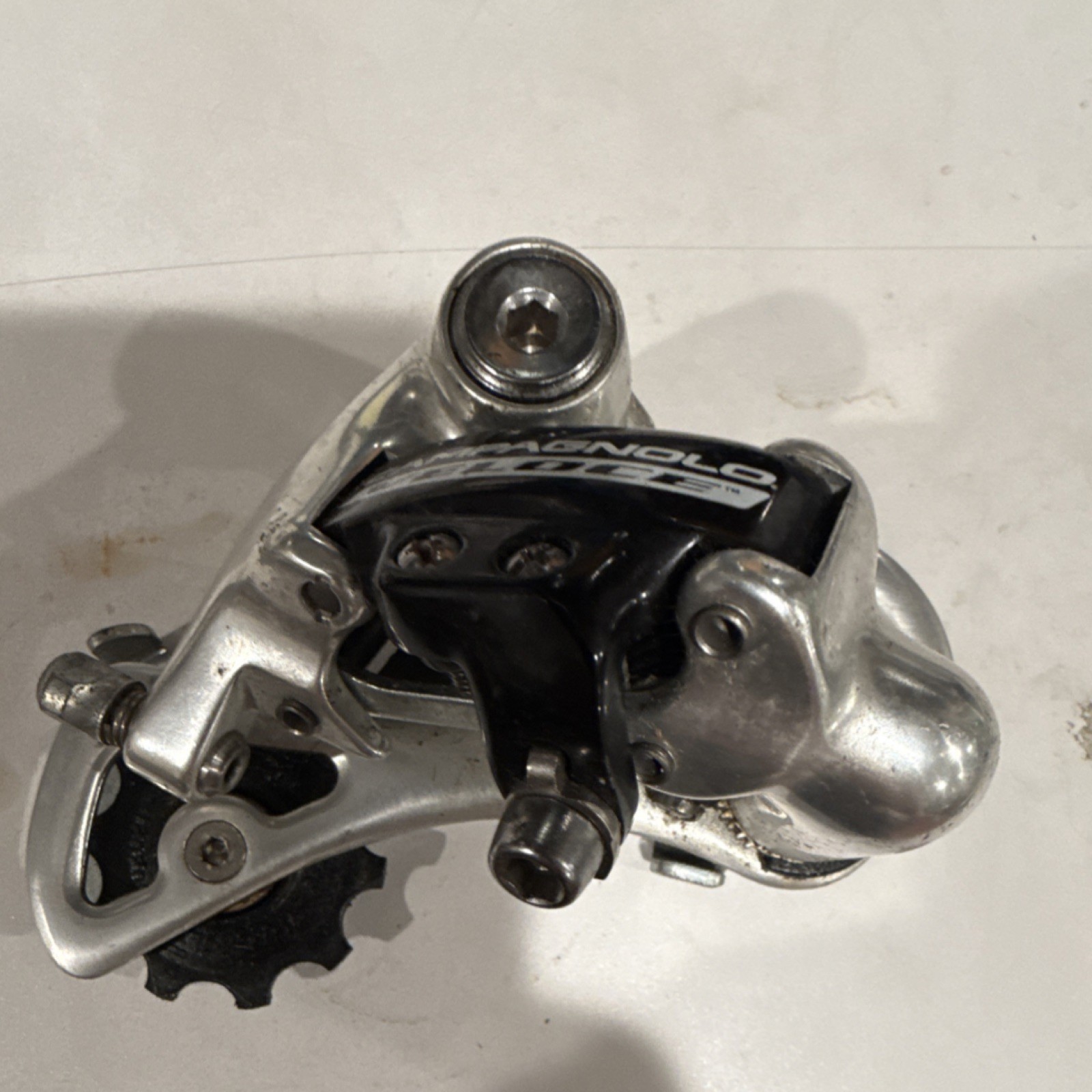 Campagnolo Veloce Rear Derailleur Silver Black Road Bike Hanger Aluminum