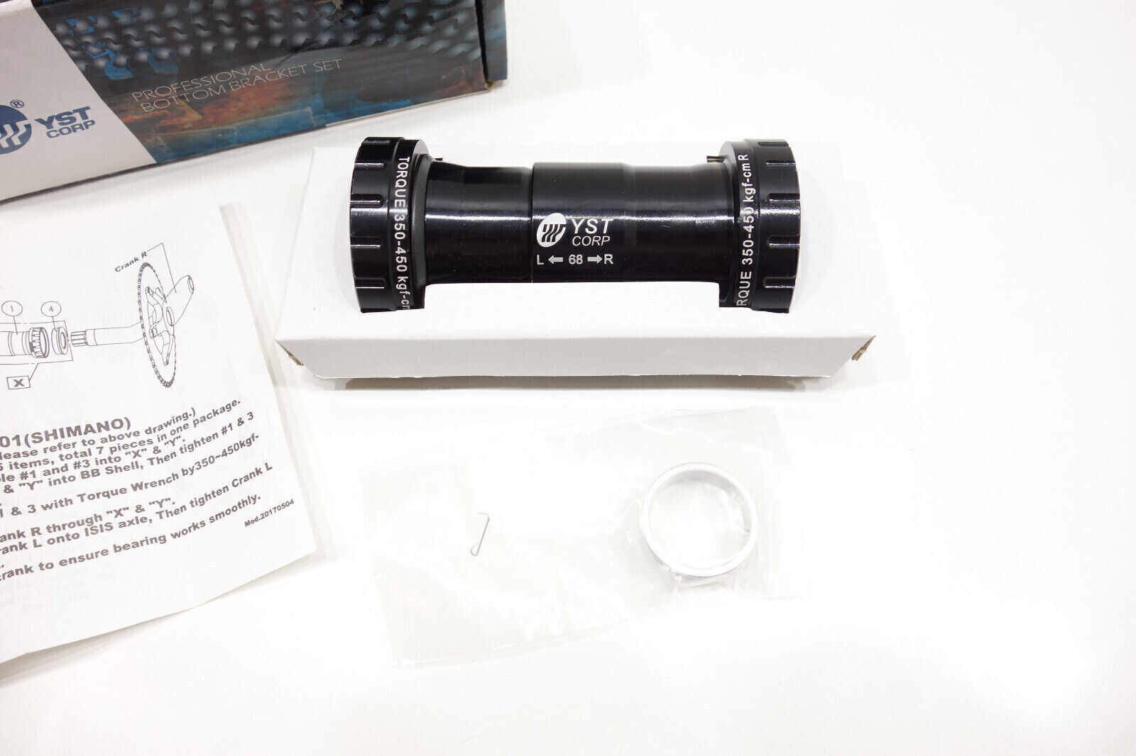 YST BB-901 Repair Bottom Bracket 22/24mm Hollowtech II 68-73mm