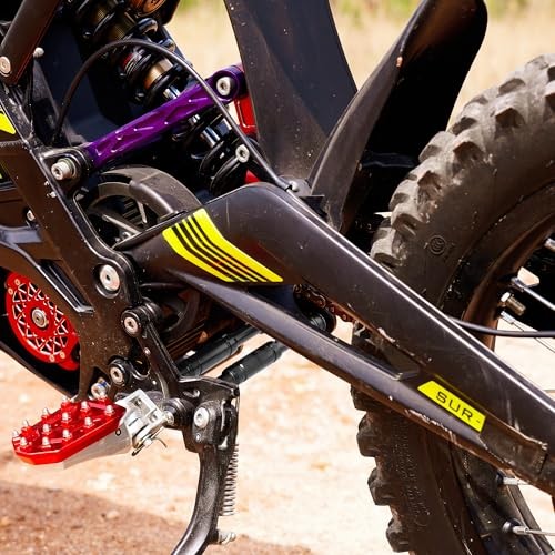 Foot Pegs Support Brace for Sur Ron 6061 Aluminum for Sur Ron Surron Black