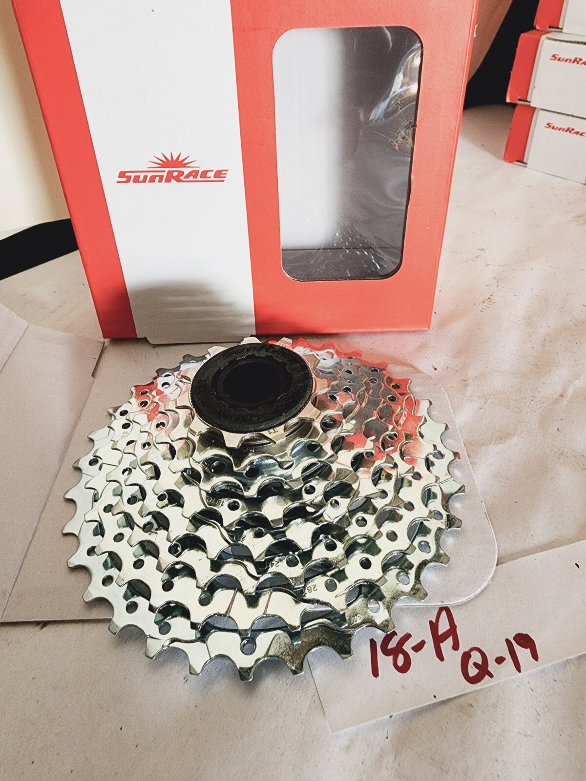 SunRace M55 Cassette Sprocket 8 Speed, 11-32T, Zinc