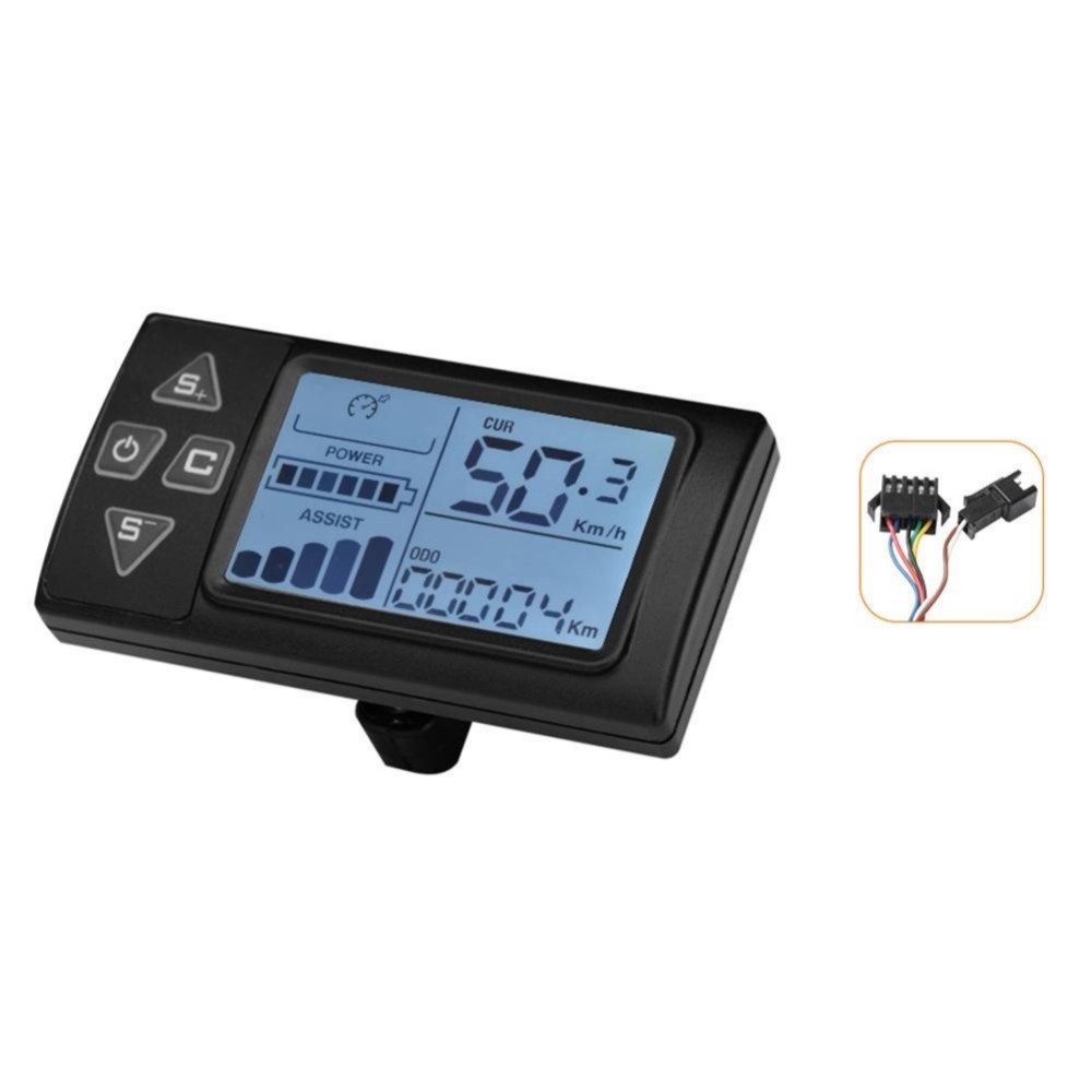 For 40A 1500W 2000W E Bikes 36V 48V 52V Brushless Controller With LCD Display