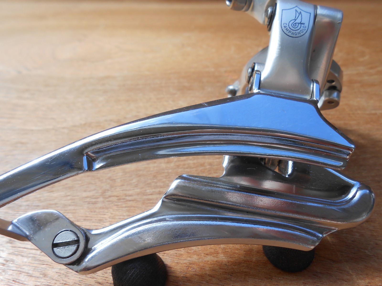 Vintage Campagnolo Record O.R. MTB Rear Derailleur Triple Bottom Pull 31.8 Clamp