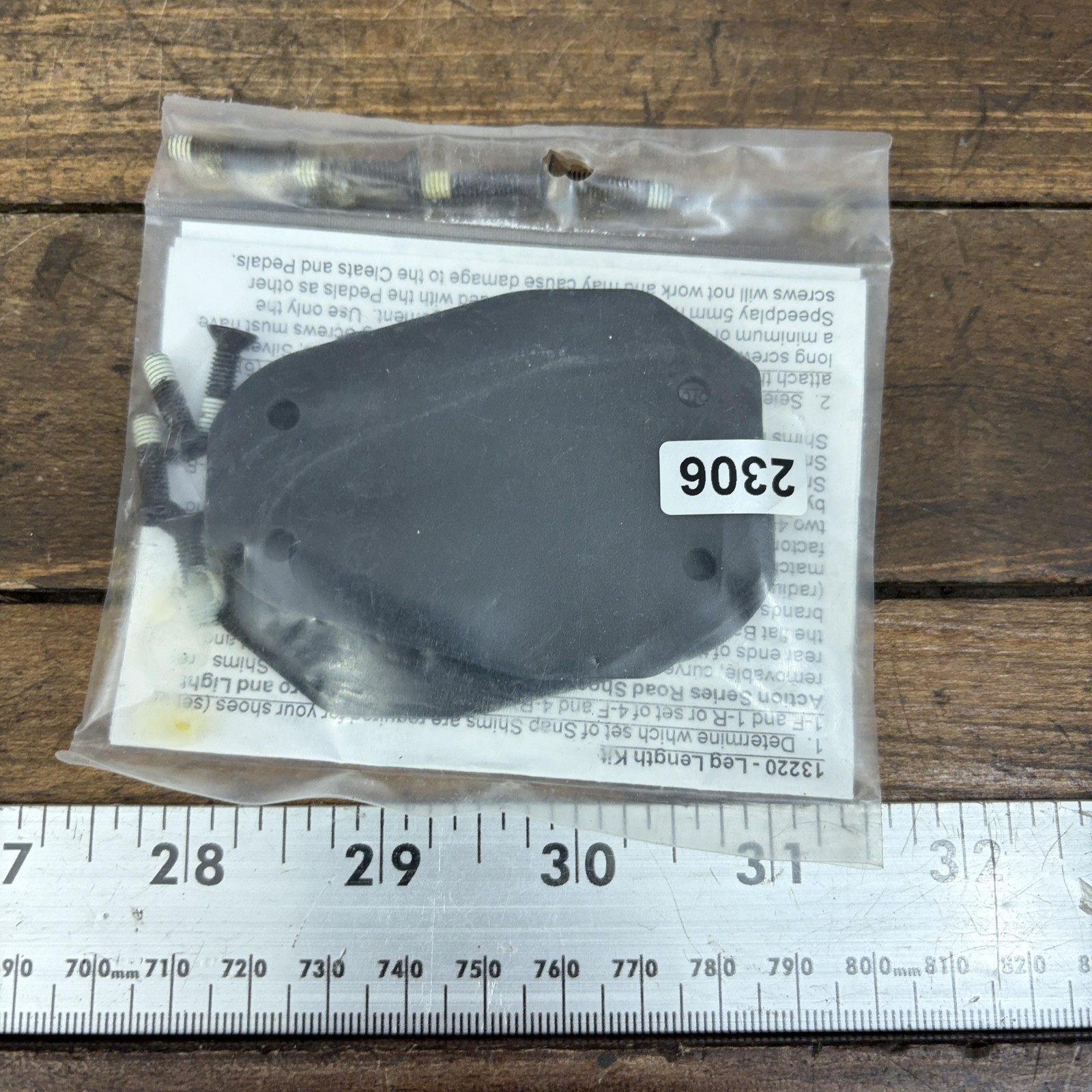 Speedplay X Zero Leg Length Kit 13220 Pedal Parts NOS Black 50g Road Bike