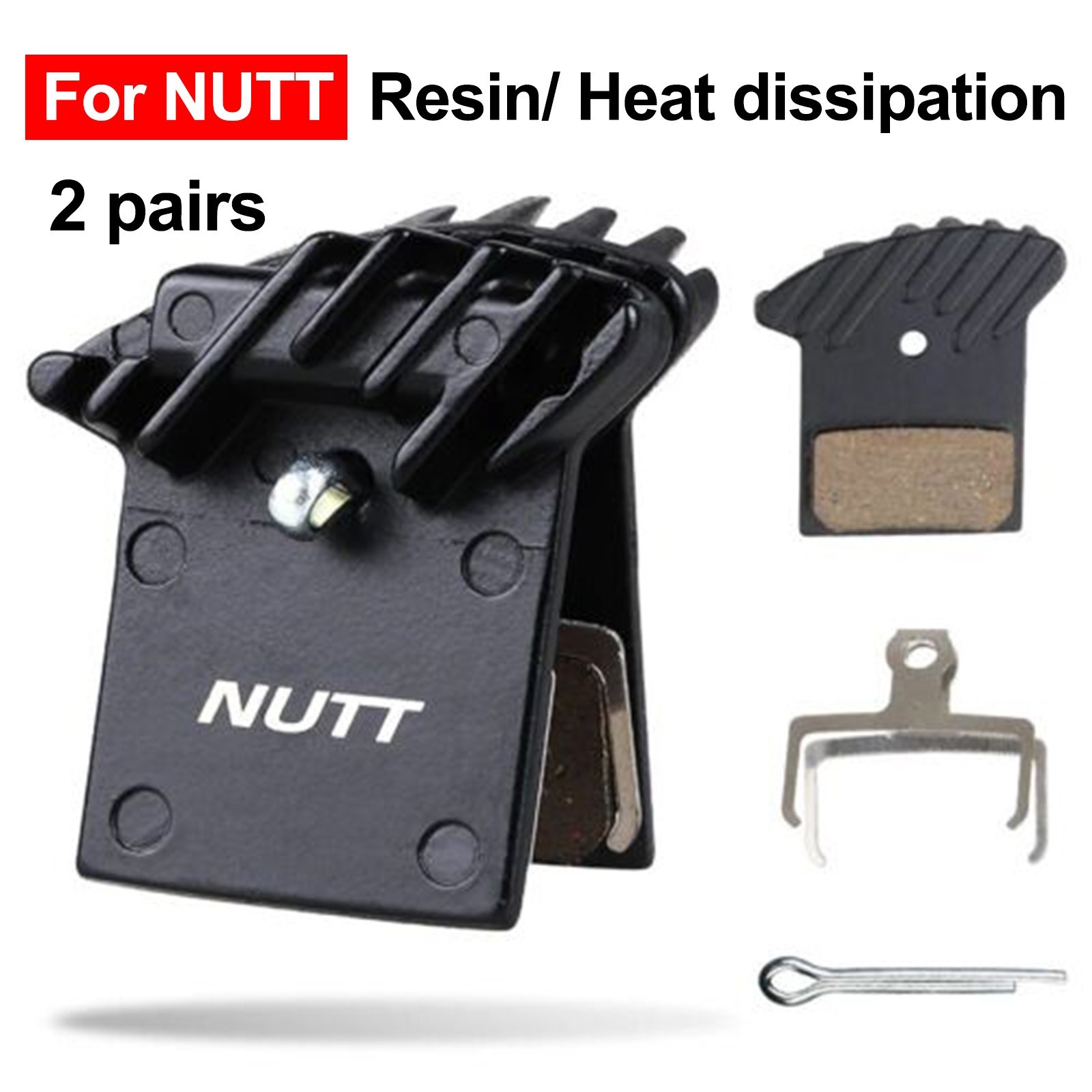 Disc Brake Pads For NUTT Heat Dissipation Hydraulic Caliper Parts for 2 Pair