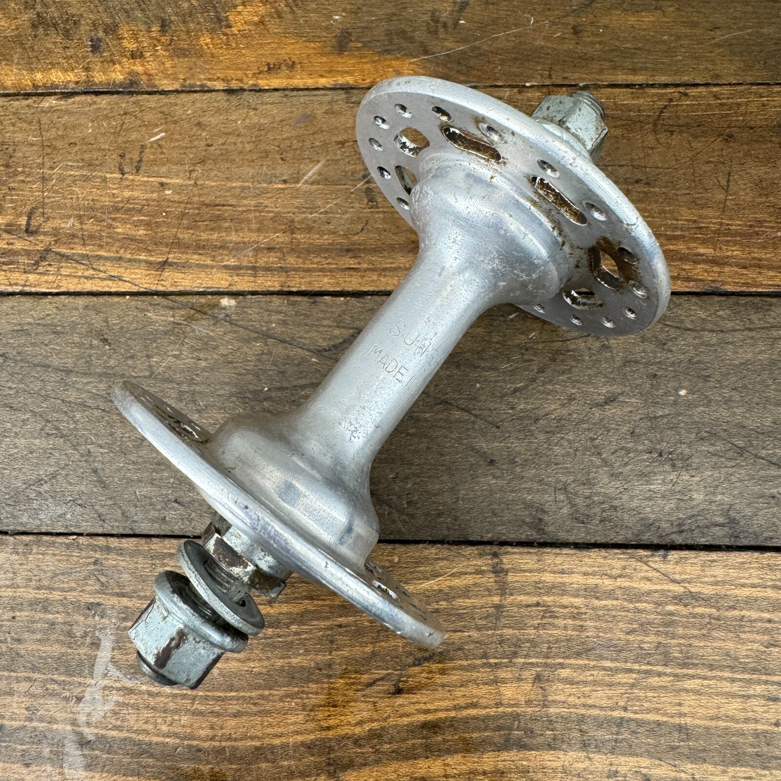 Sunshine BMX Front Hub High Flange Old School BMX 36 Hole 36h Nutted OG 80s Race