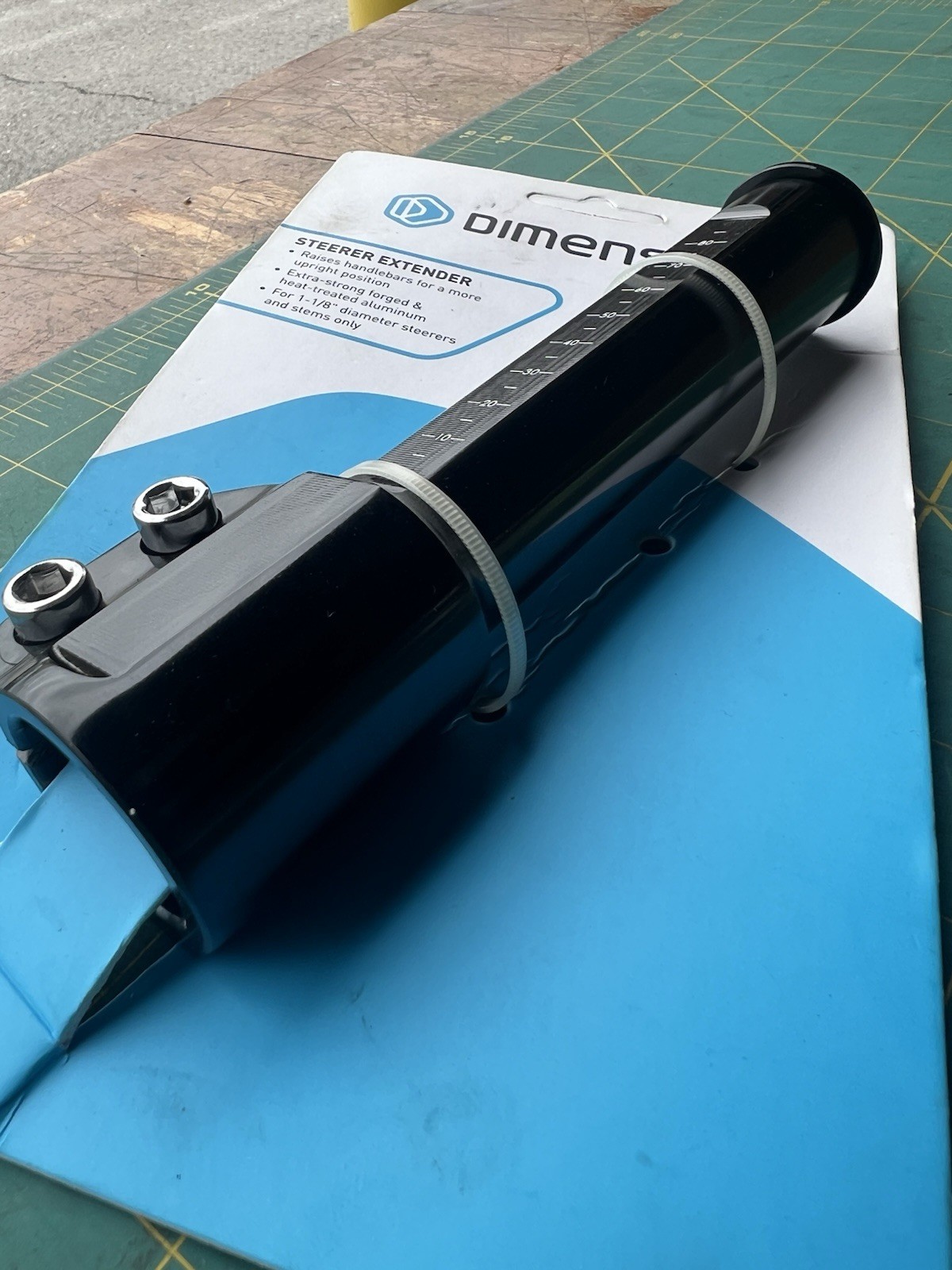 Dimension 1 1/8″ Threadless Steerer Extension 2 +115mm Stem Riser Extender