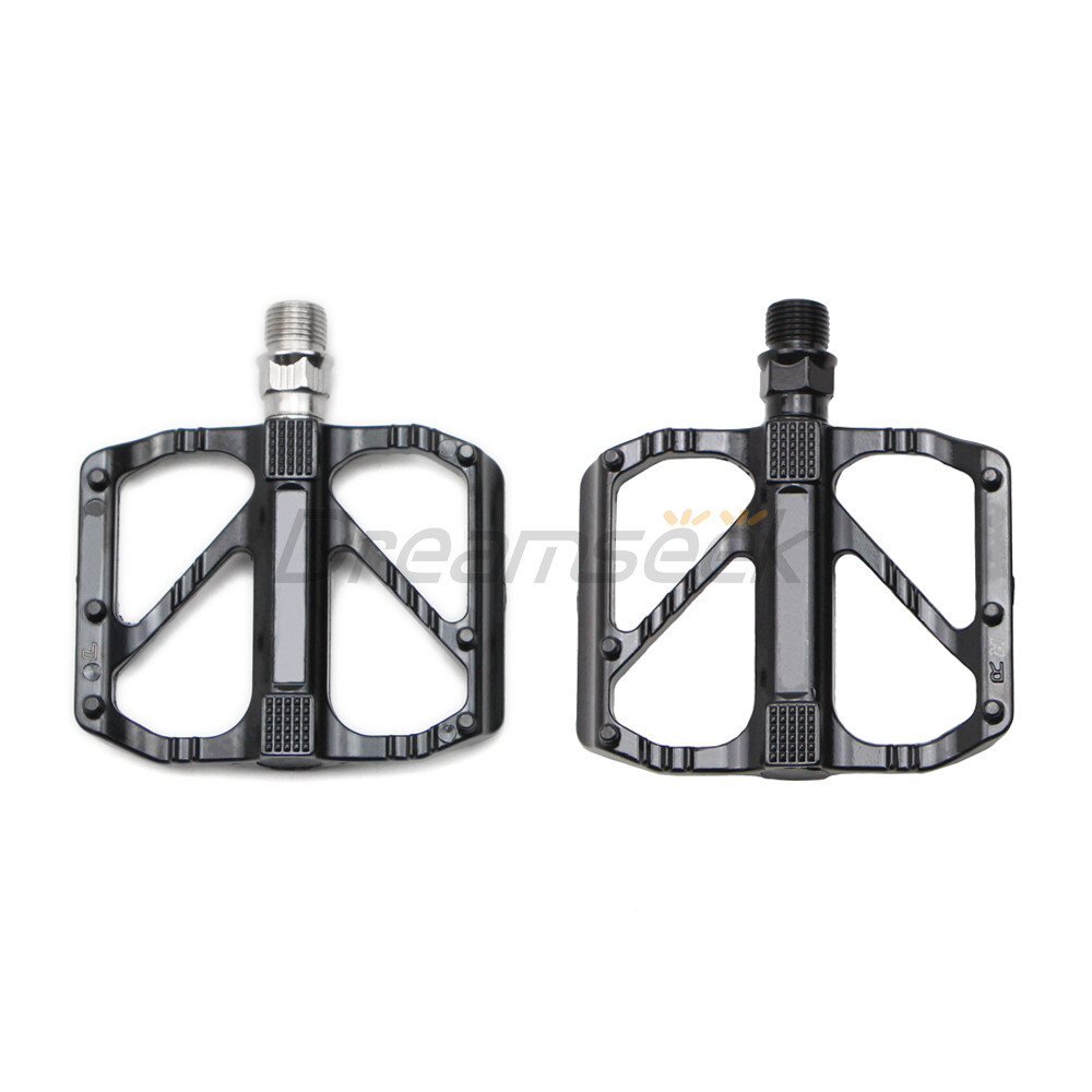 Bike Pedal 9/16″ DU Bearing Sealed Flat Platform Road Bicycle Aluminum Non-Slip