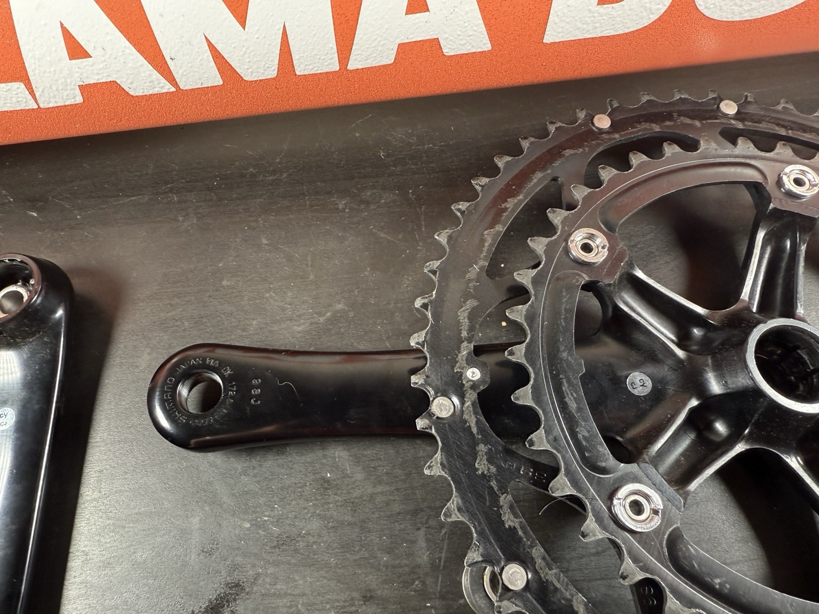 Shimano 105 Crank Set Double 172.5 FC-5502 Octalink Spline 53-39 Tooth #17