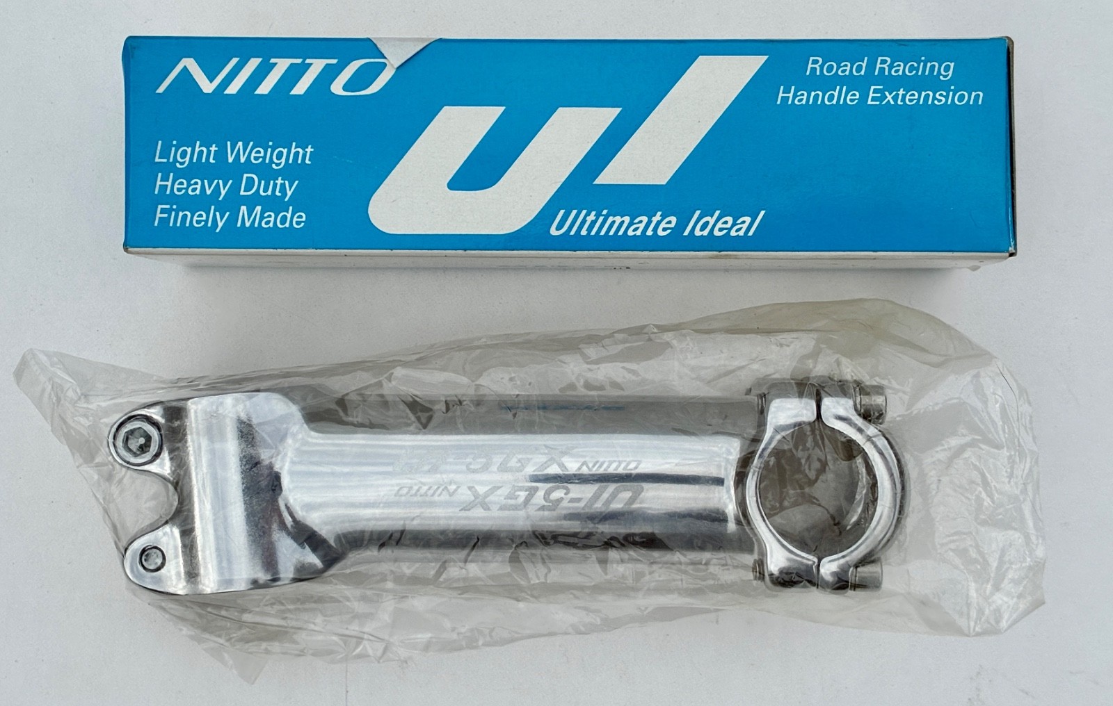 NOS Nitto UI-5GX Threadless Stem 12cm 26.0 Clamp 1 1/8″ Japan New in Box