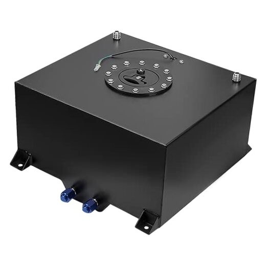 15 Gallon Fuel Cell 60L Universal Gas Tank with Level 15 gallon Black