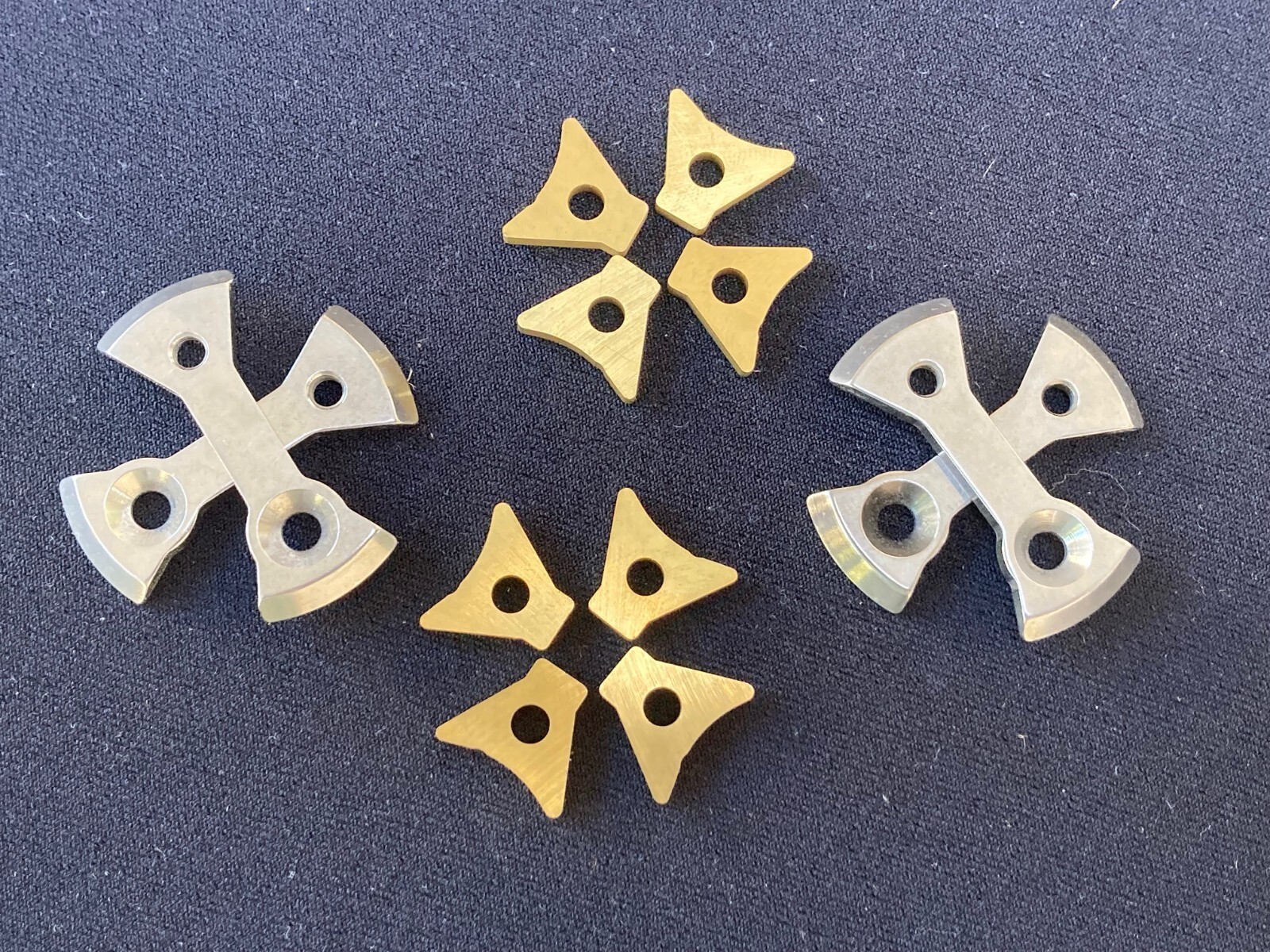 Speedplay Pave bowties/carbide inserts for Speedplay Zero Pave pedals