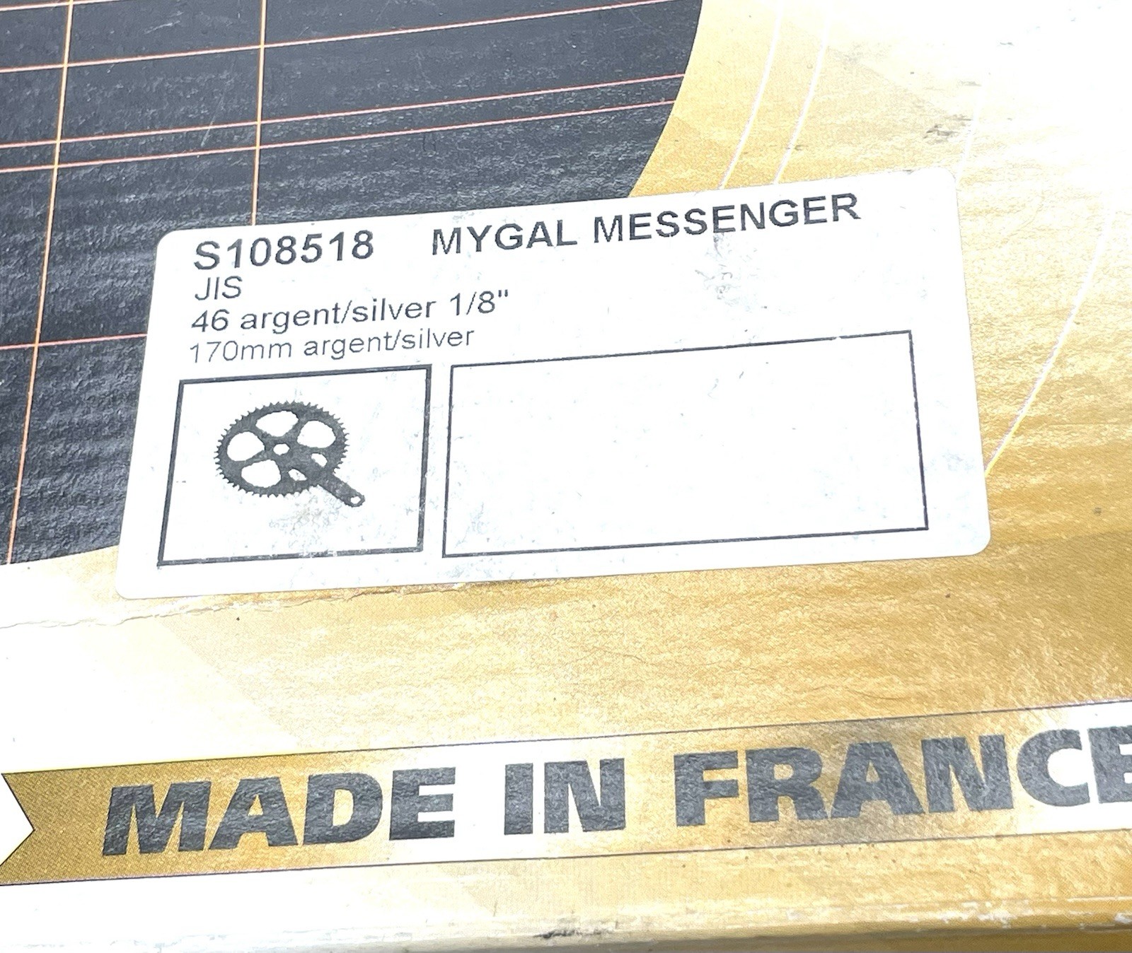 Stronglight Mygal Track Crank Set Track / Fixie 170mm / 46 Tooth 1/8” Chainring