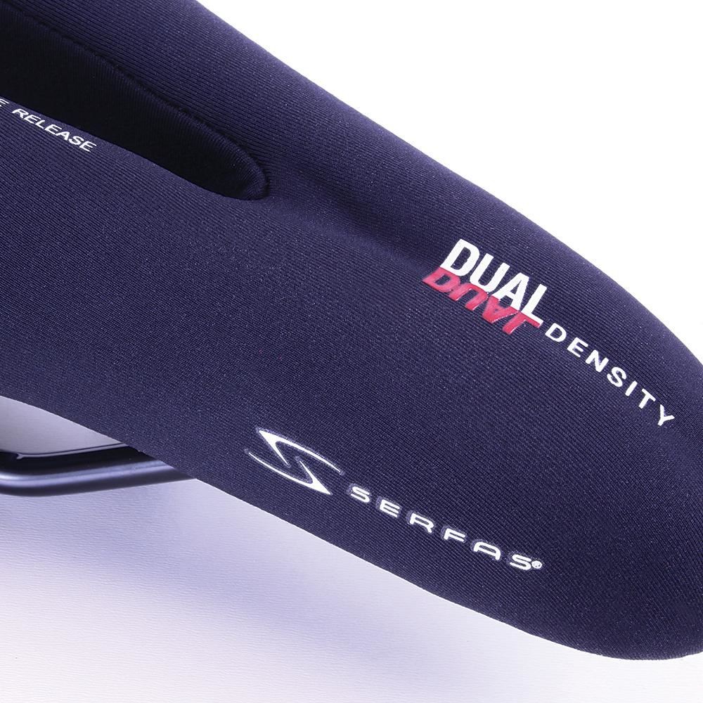 Serfas Dual Density® Women’s Comfort Saddle W/Cutout & Lycra Cover