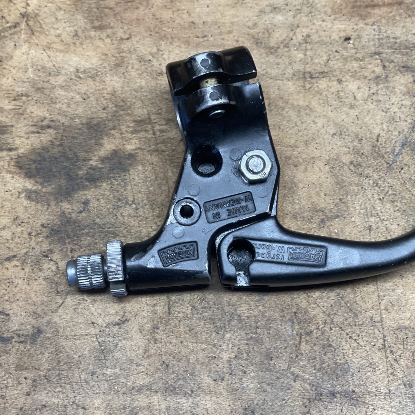 Vintage MAGURA Brake Lever Set 80s MTB Black RARE 22.2mm Klunker GERMANY