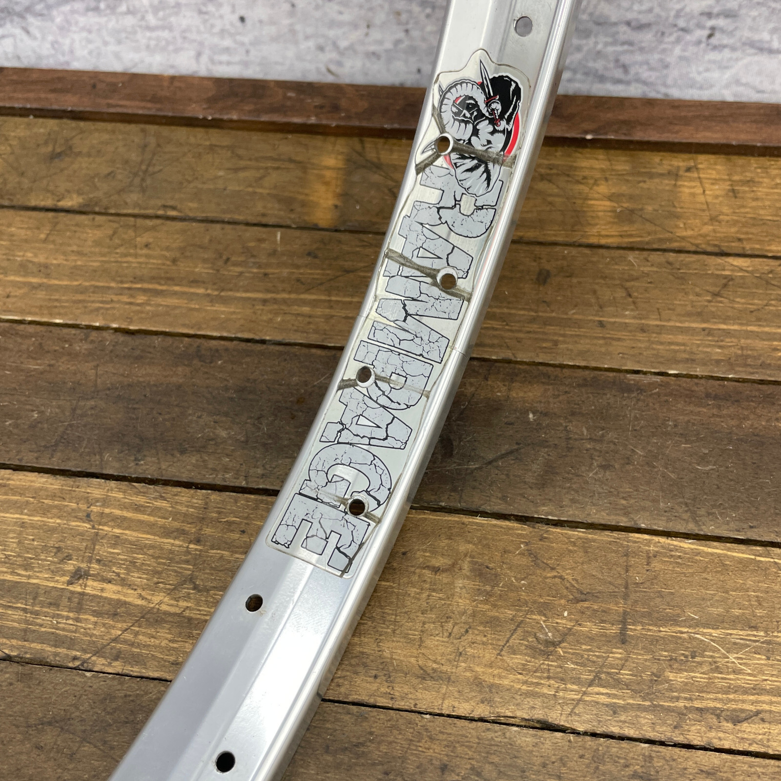 Stolen Brand Rampage BMX Rim 36h 20 in Silver Street Park Hoop 36 Hole Dents